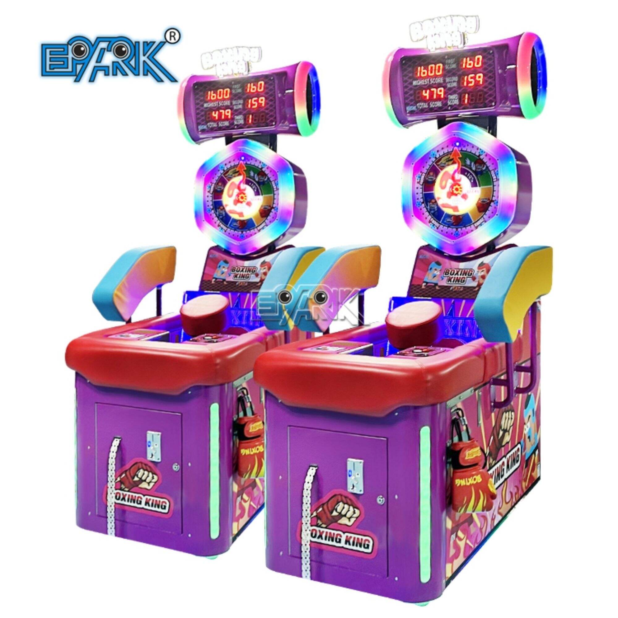 Máquina de jogo esportiva, boxe elétrico, king, jogo a fichas, boxe, arcade, máquina de boxe