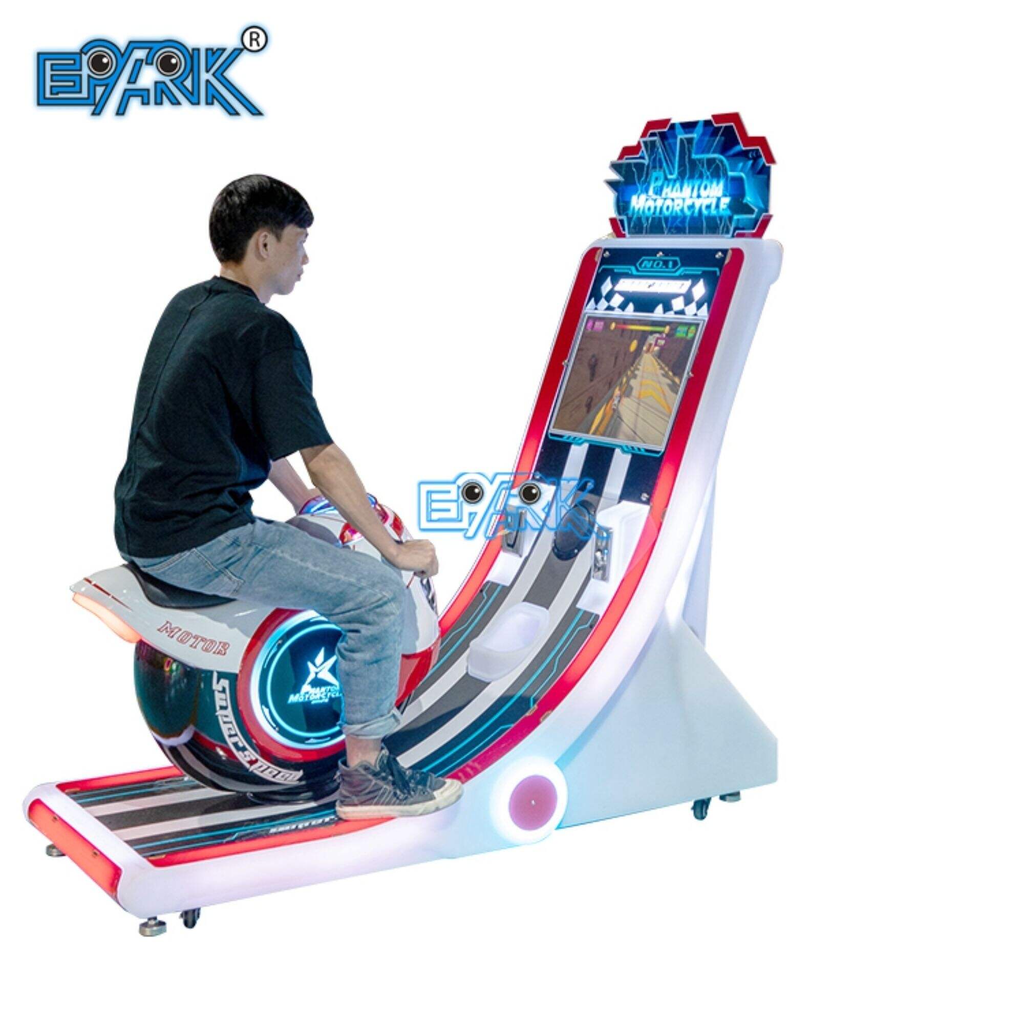 Motorcycle Driving Simulator Arcade Motor Racing Car Game Machine For Game Center