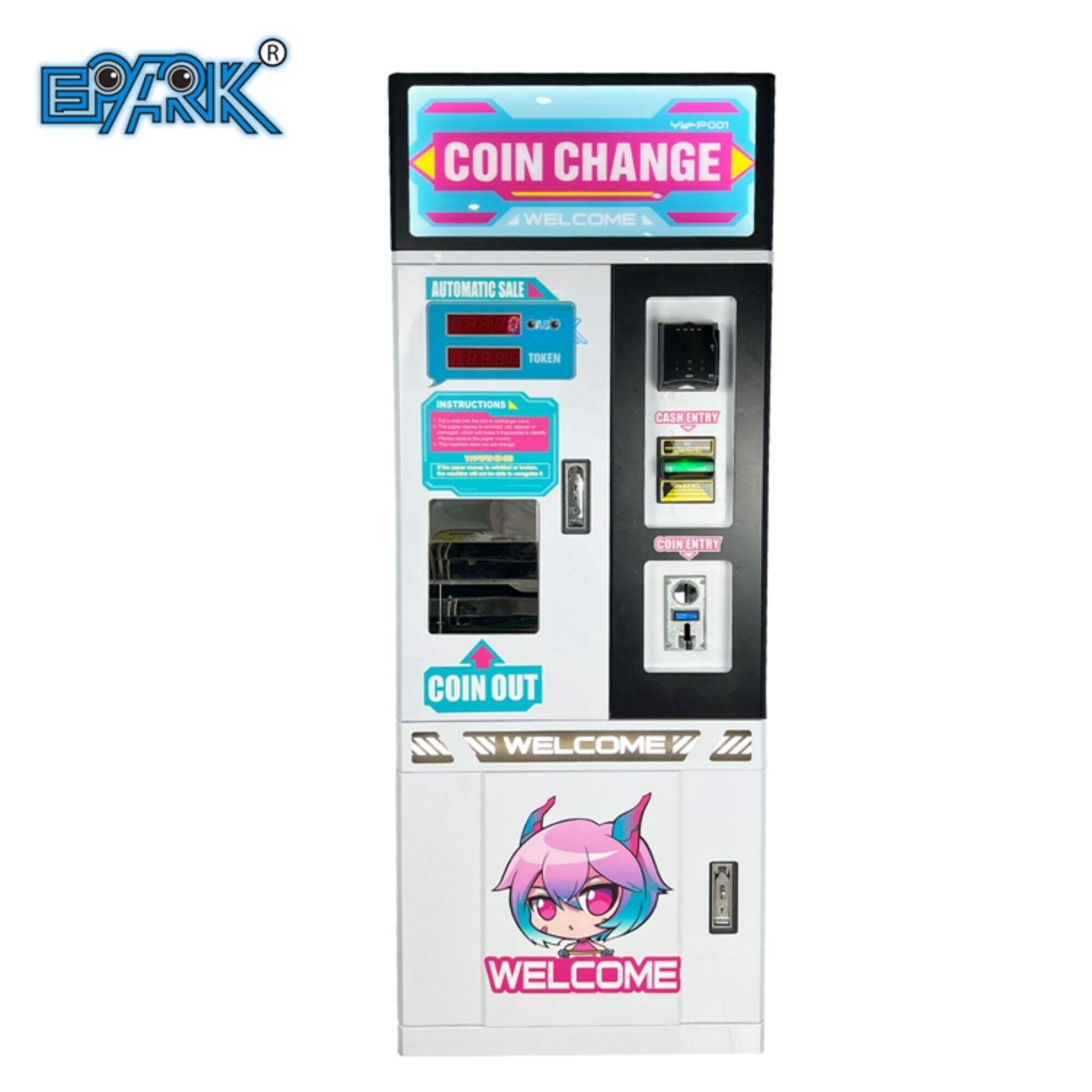 Automatic High Quality Token Coin Currency Exchange Machine For Vending Machine