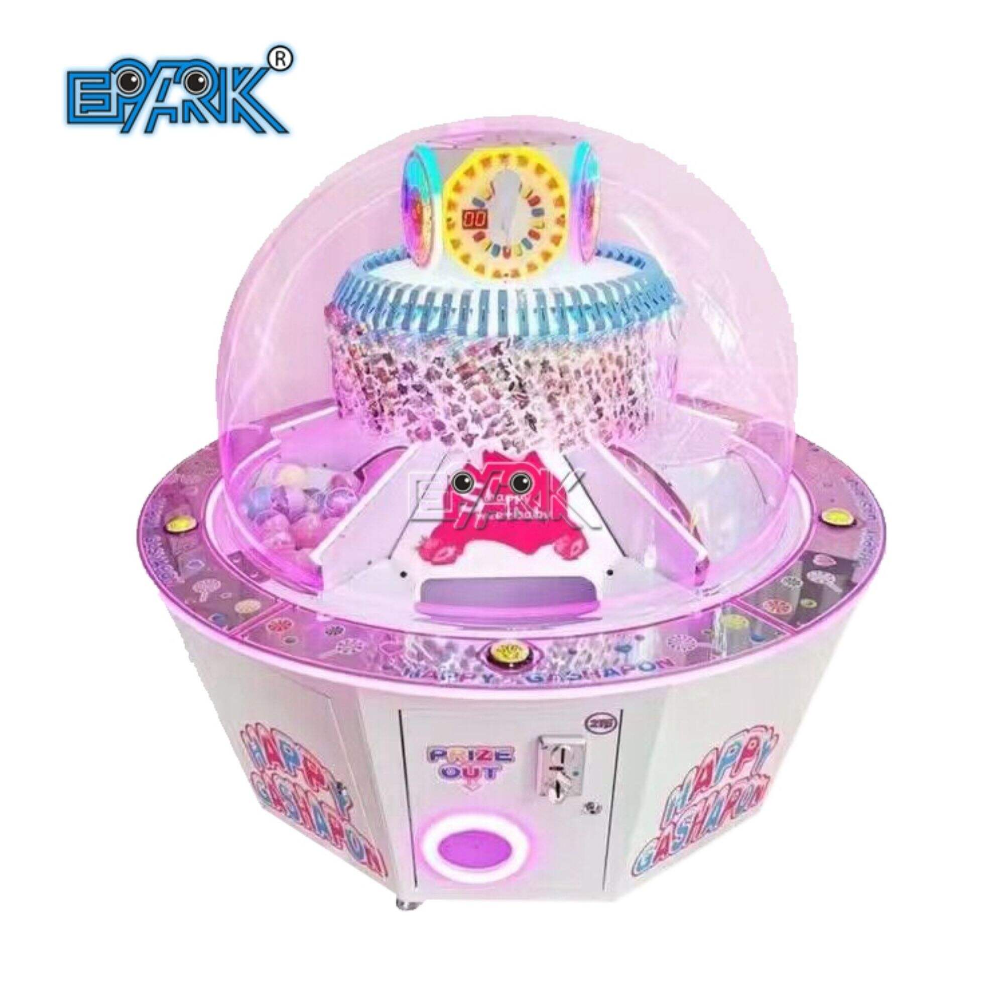 Coin Operated Arcade Game Machine Happy Gashapon 5 Players Capsule Toy Vending Machine