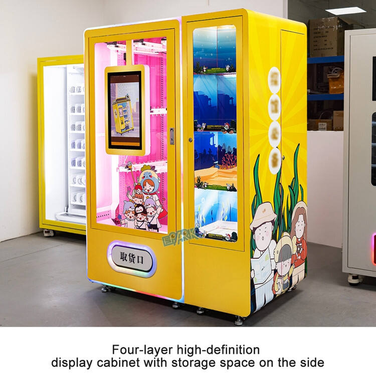 Custom Touch Screen Capsule Toys Gift Lucky Box Blind Box Souvenirs Packed Clothes Vending Machine For Sale manufacture