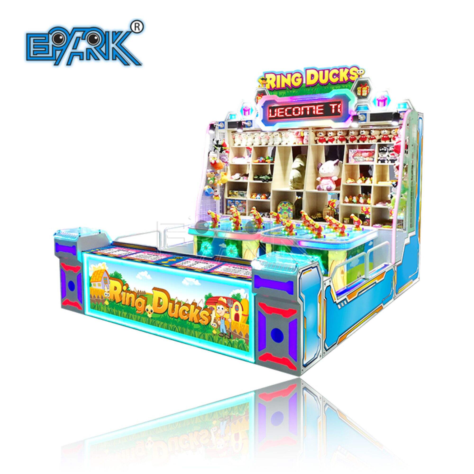 Новый карнавальный стенд Funfair Game Catch Ducks Lucky Ring Boots Карнавальный игровой автомат на продажу