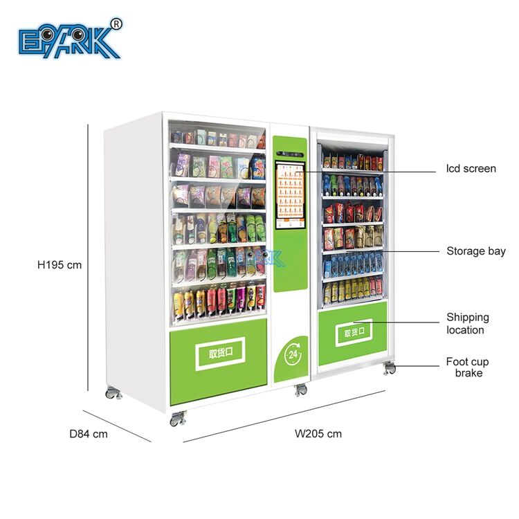 24 Hours Self-Service Store Drinks And Snacks Combo Vending Machine For Food And Drinks Snacks Vending Machine For Sale