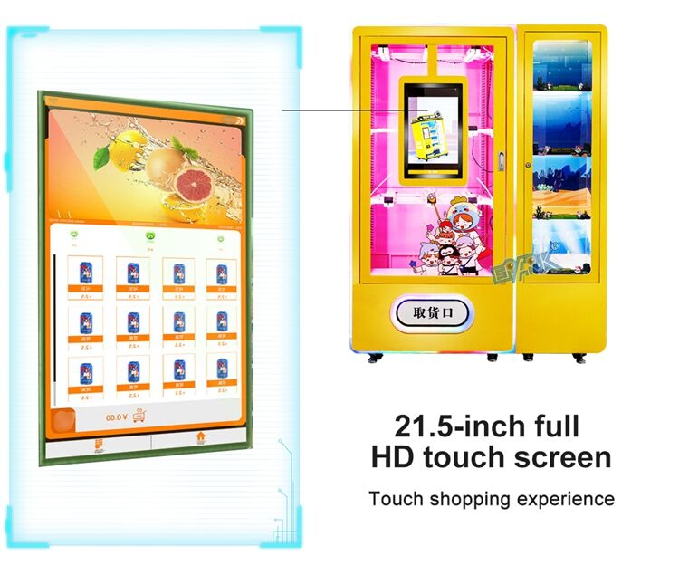 Custom Touch Screen Capsule Toys Gift Lucky Box Blind Box Souvenirs Packed Clothes Vending Machine For Sale details