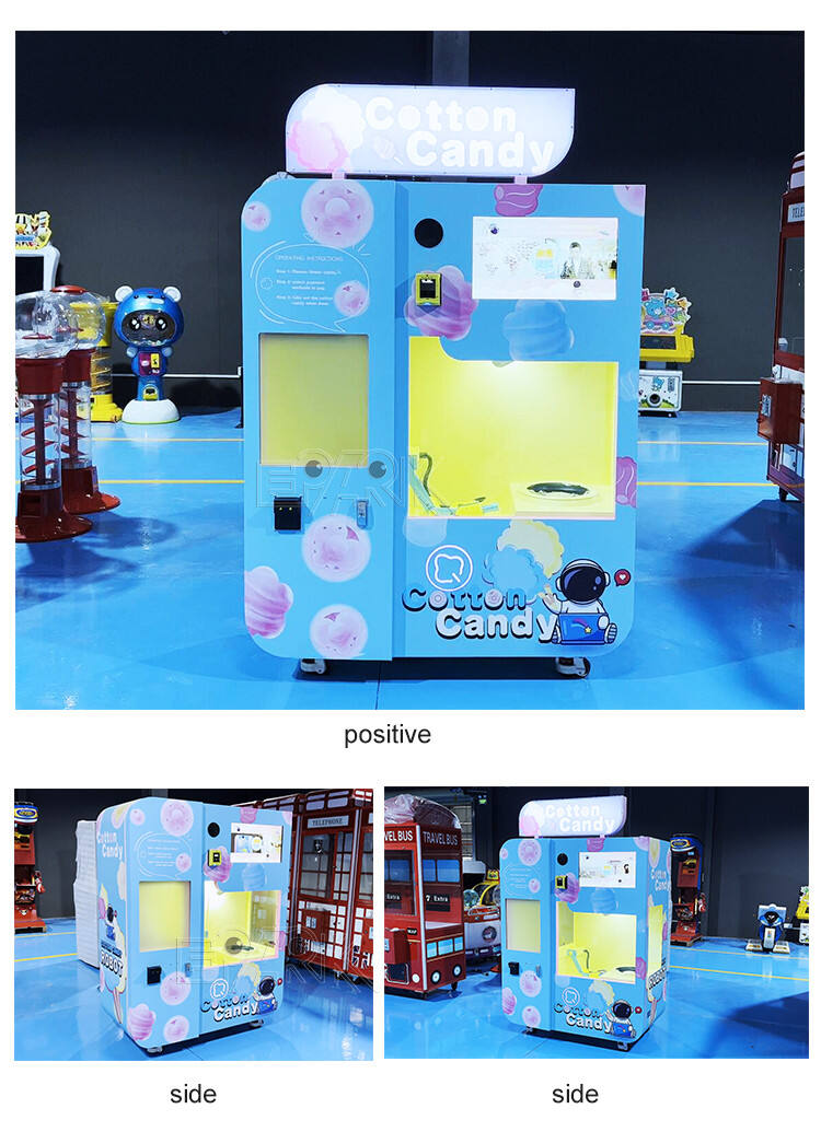 Fully Automatic Sugar Cotton Candy Vending Machine Full Automatic Cotton Candy Machine Manufacturer details