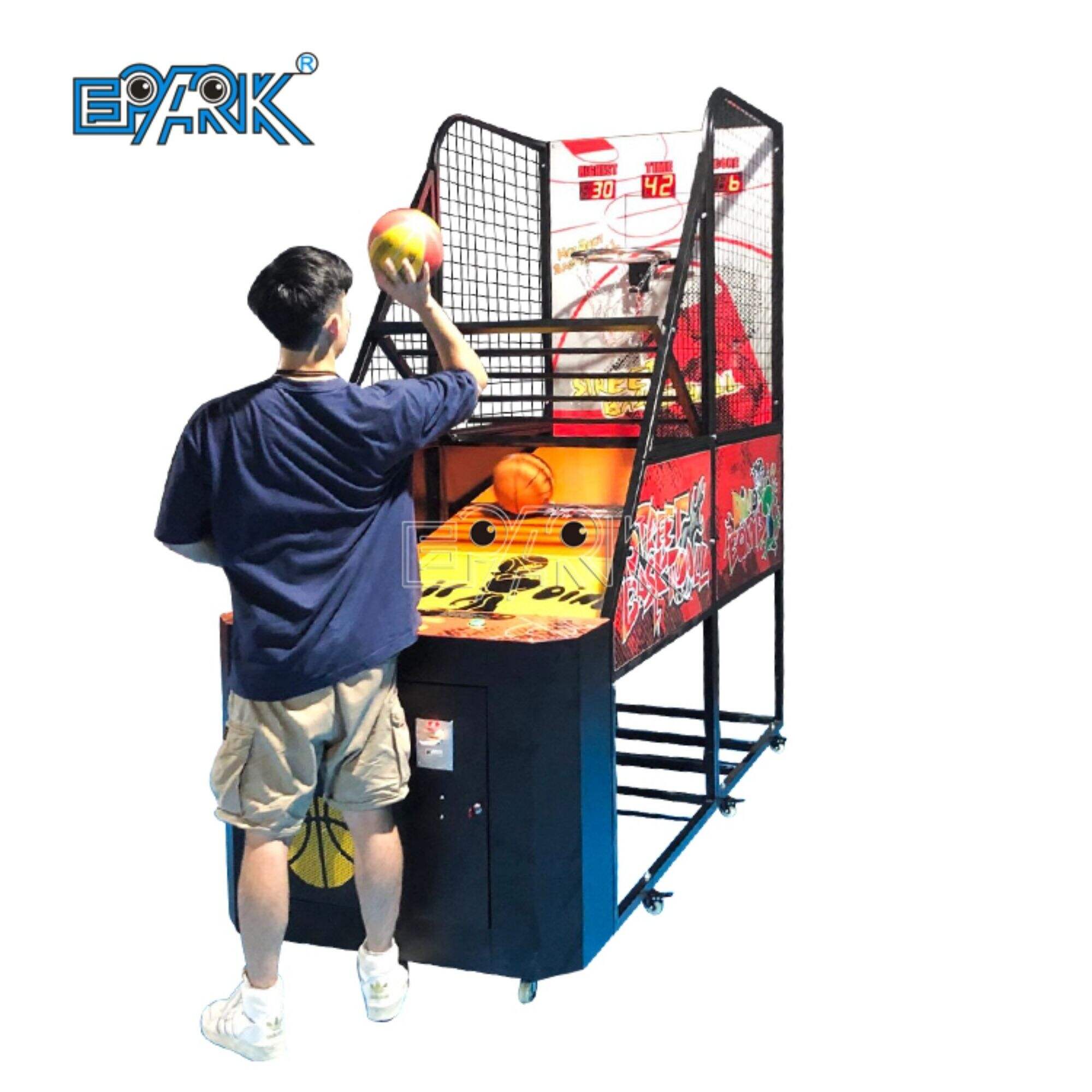 Sport Indoor Coin Operated Arcade Lojë Basketball Shooting Machine Basketball Machine