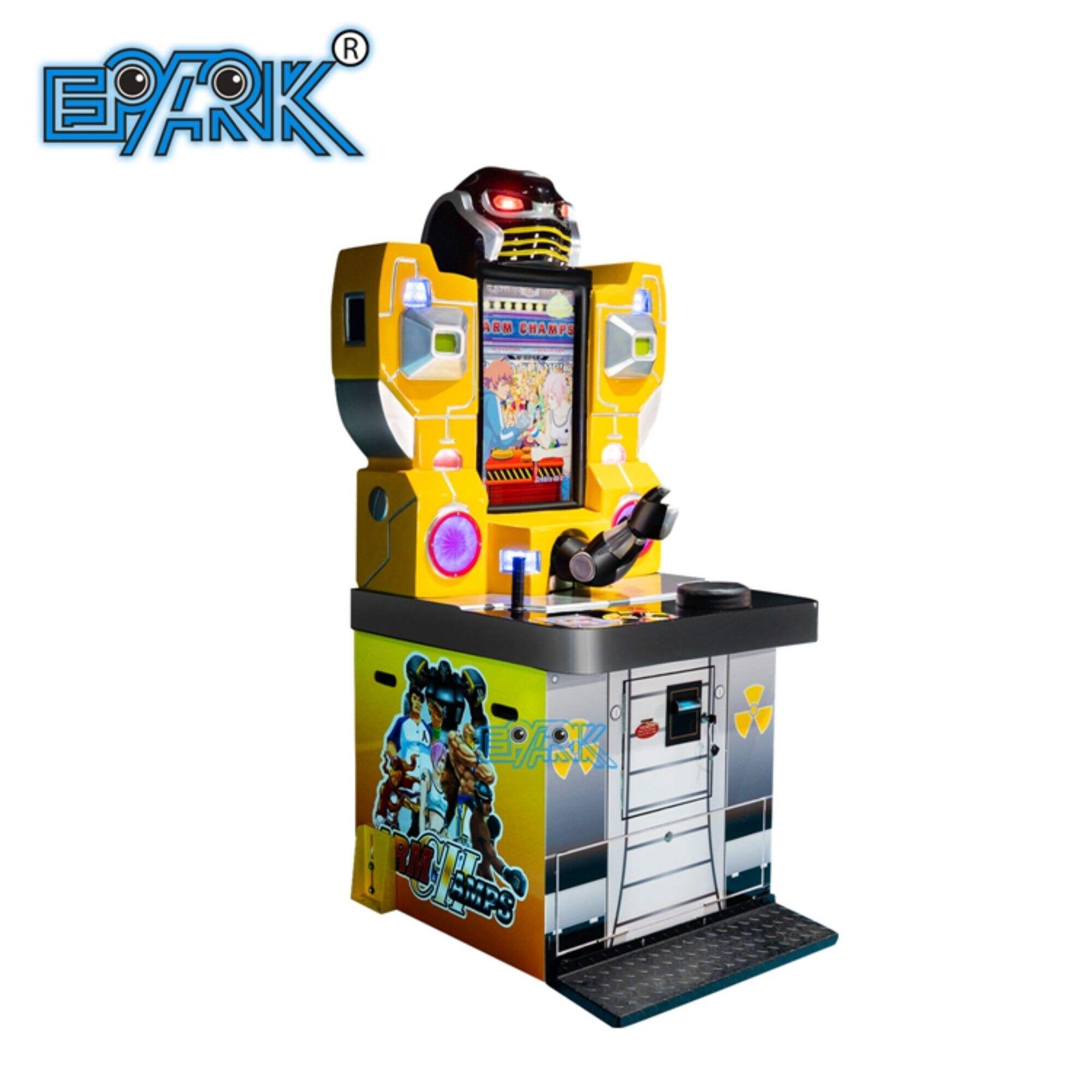 Mesin Arcade Gulat Lengan Diskon Besar Mesin Tinju Hiburan Yang Dioperasikan dengan Koin Dalam Ruangan Harga Pabrik Permainan Tinju Arcade Elektronik