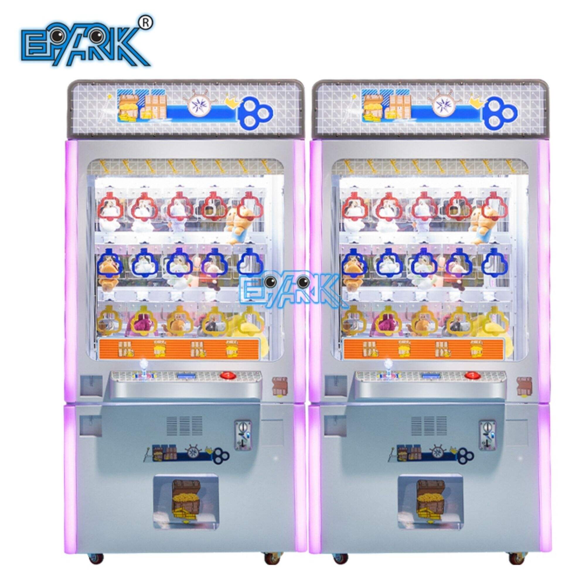 Coin Operated Pink Date Cut 2 Win Automatic Cut The Rope Prize Big Stuffed Toys Scissors Game Machine