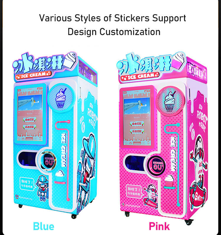 Commercial Ice Cream Vending Machine Making Ice Cream Machine manufacture