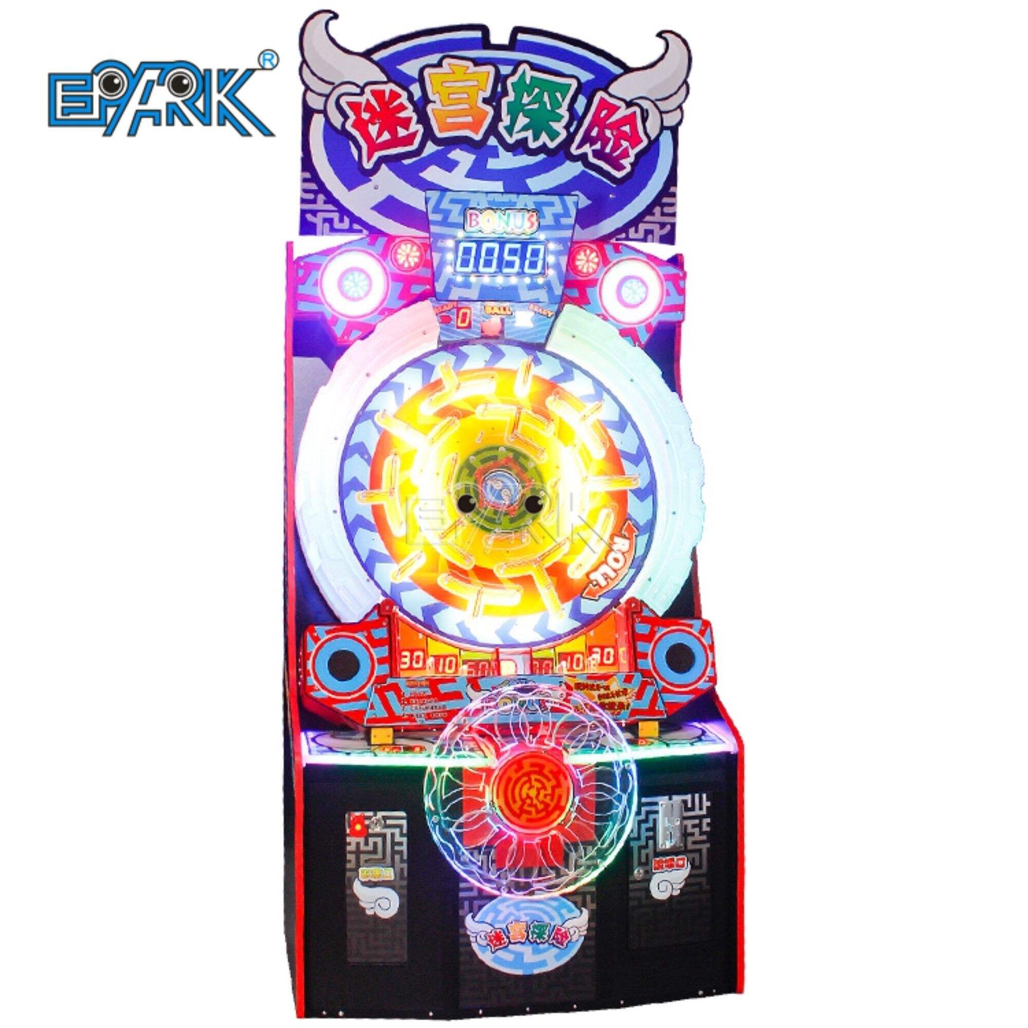 Karnevāla arkādes spēles bērniem Ball Drop Fall Amusement Arcade Ticket Game Machine