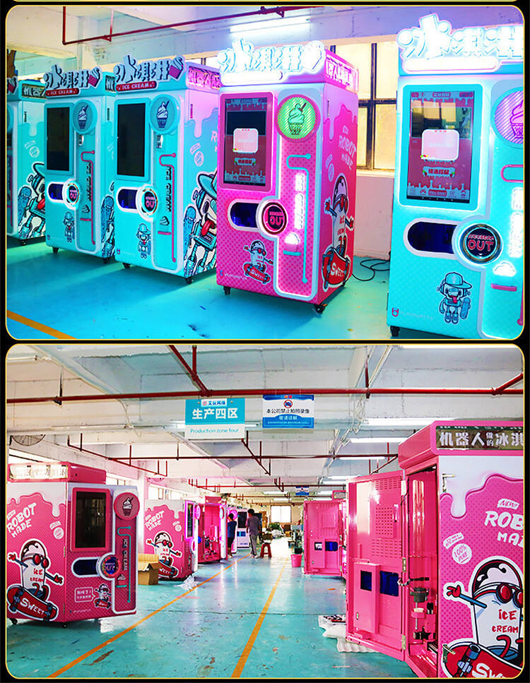 Commercial Ice Cream Vending Machine Making Ice Cream Machine supplier