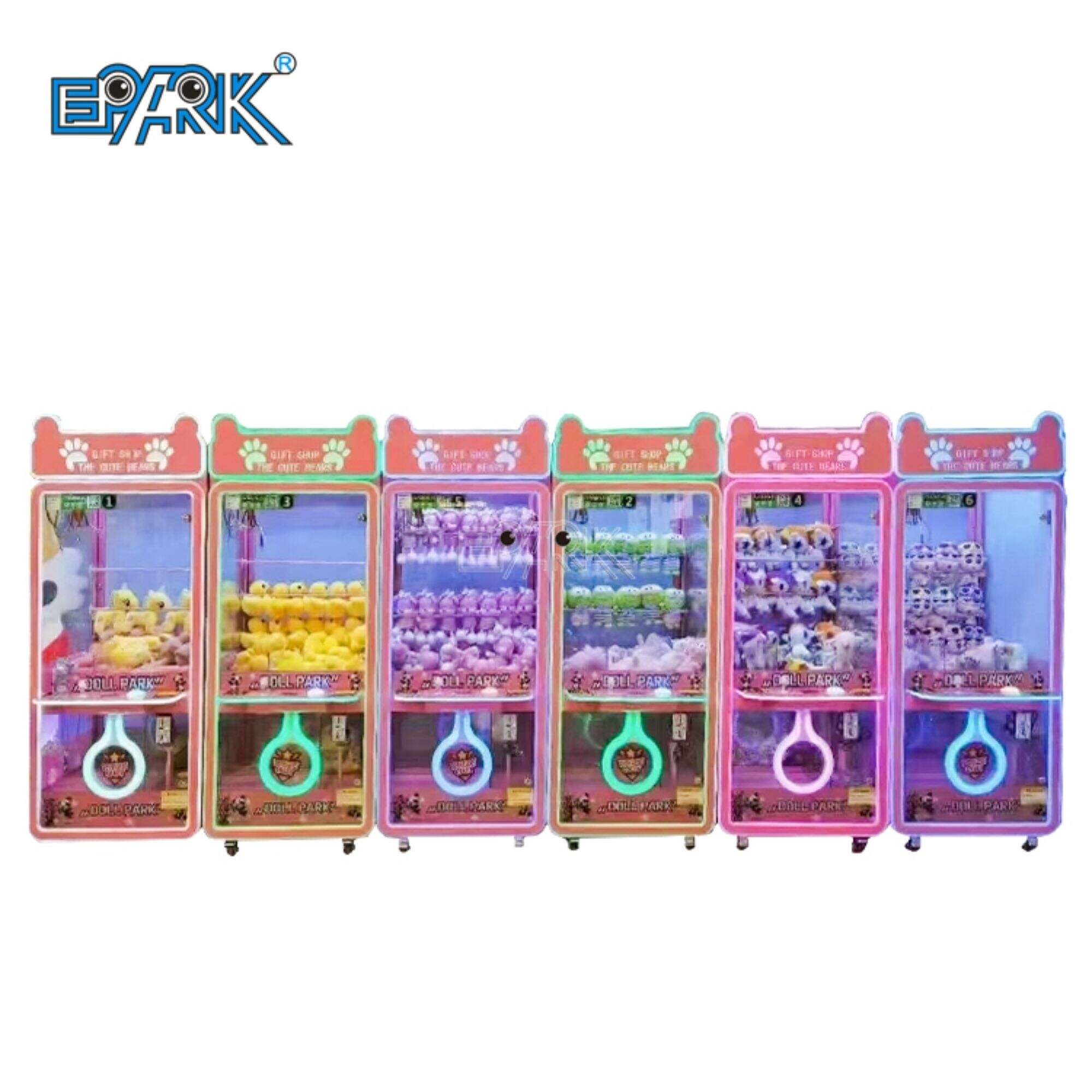 Coin Operated Game Machine Toy Vending Arcade Claw Crane Machine Claw Machine