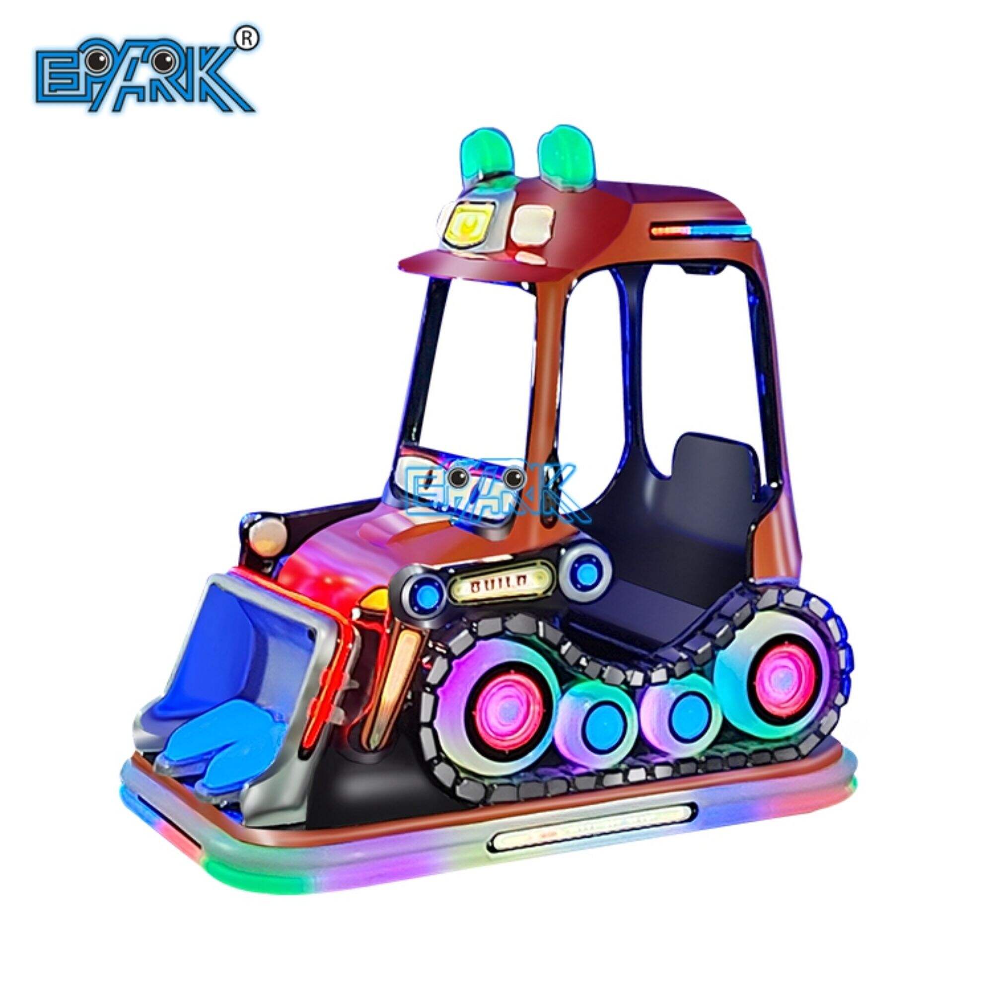 Mesin Plaza Hiburan Kiddie Ride Bumper Car Untuk 2 Pemain, Dapatkan Uang Mesin Game