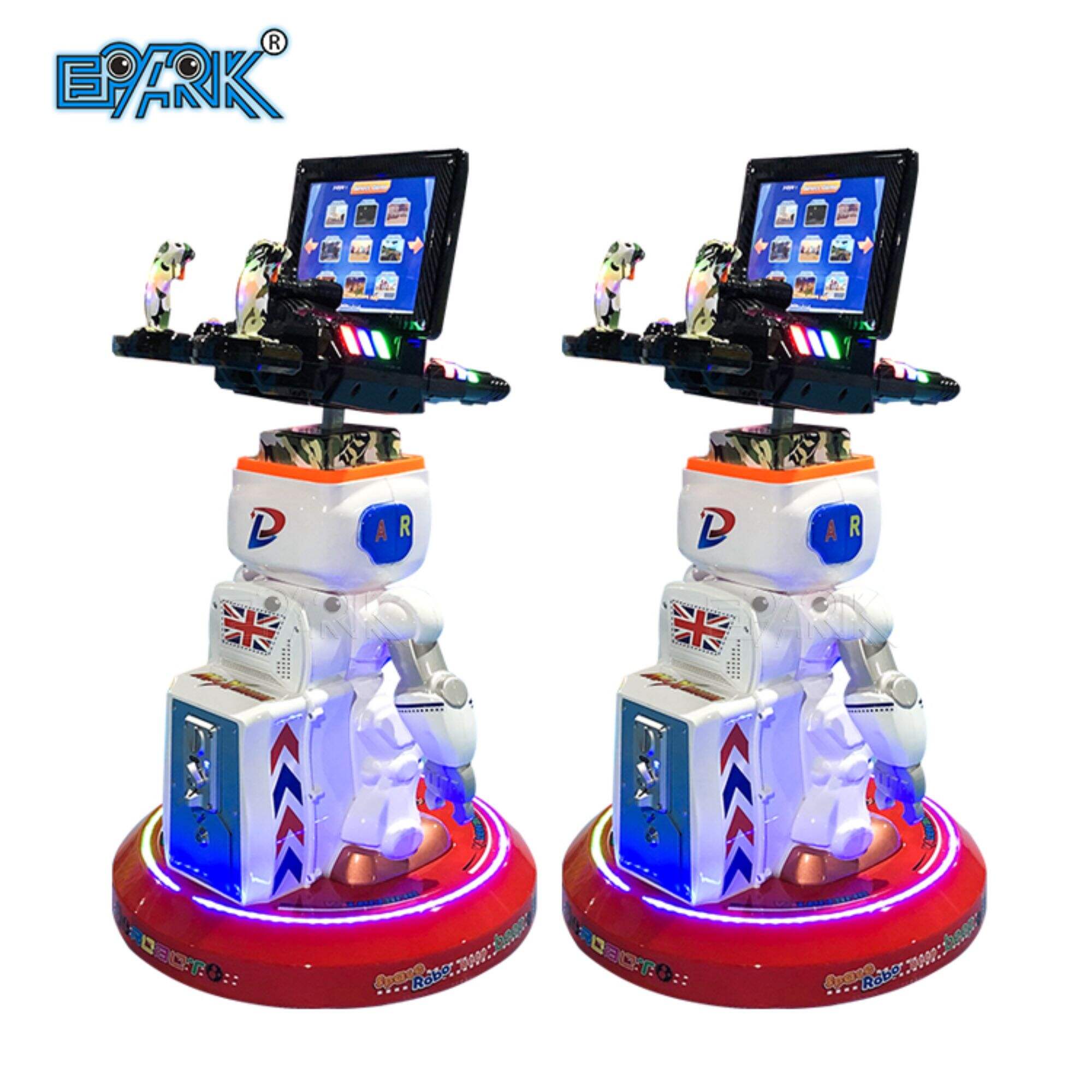 Amusement Park New Coin Operated Arcade Game AR Robot Kids Shooting Gun Game Machine