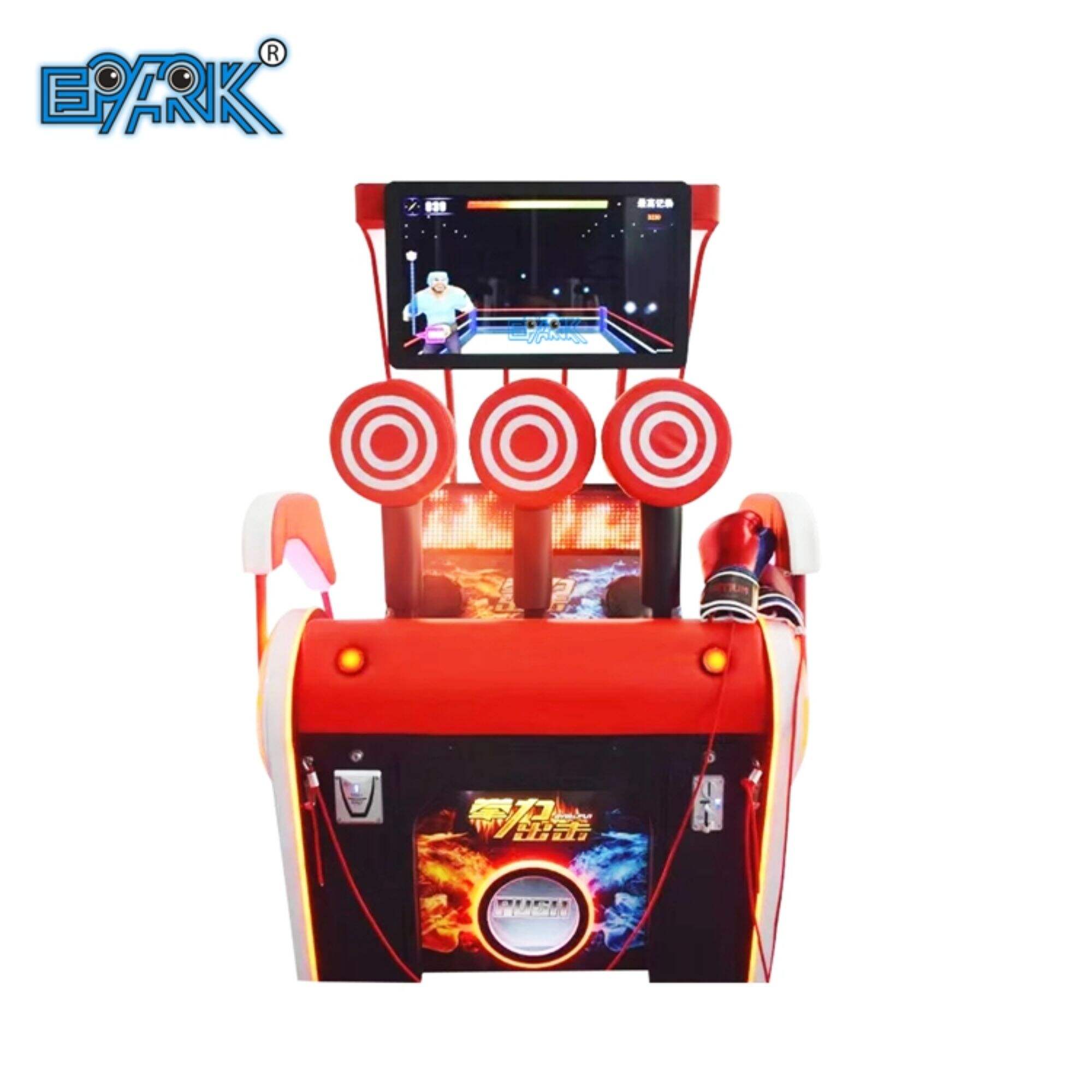 Indoor Coin Operated Punching Boxing Machine Electronic Boxing Game Machine