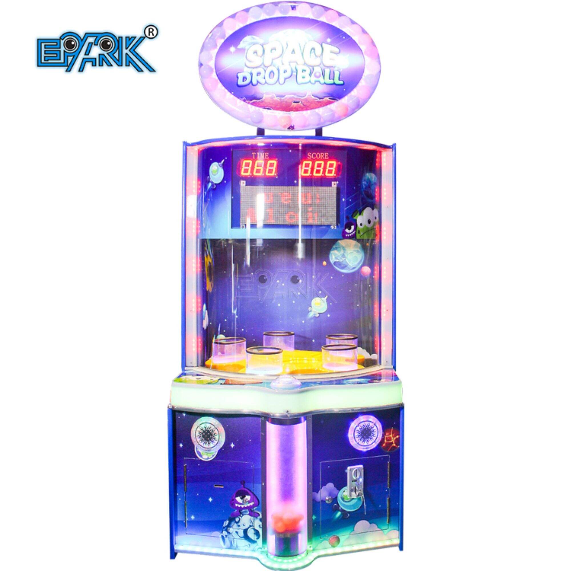 Coin Operated Space Bouncing Ball Game Lottery Game Redemption Game Machine