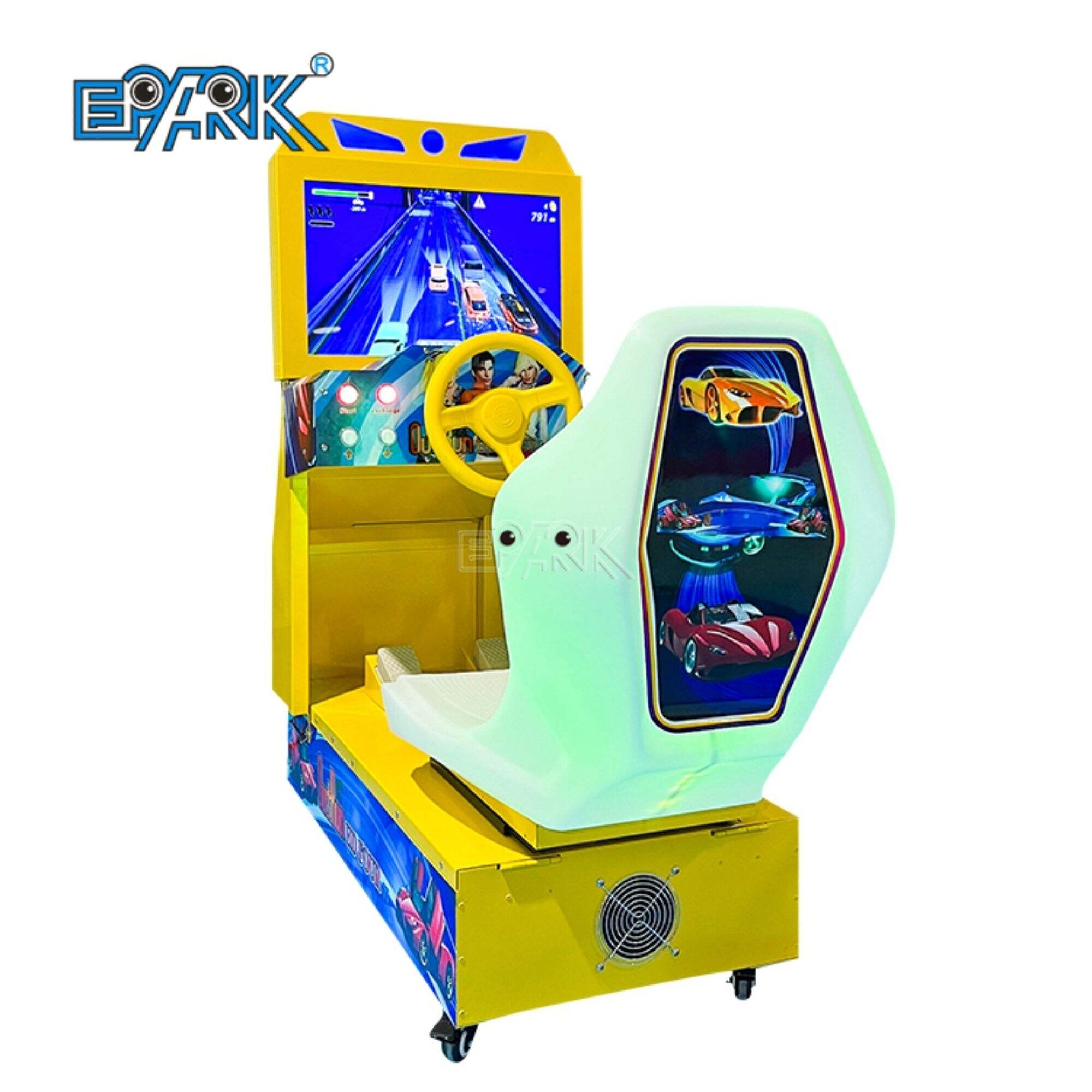 Simulator Balap Arcade yang Dioperasikan dengan Koin Game Arcade Balap Anak-anak Berlari Lebih Cepat dari Mesin Game Mobil Balap