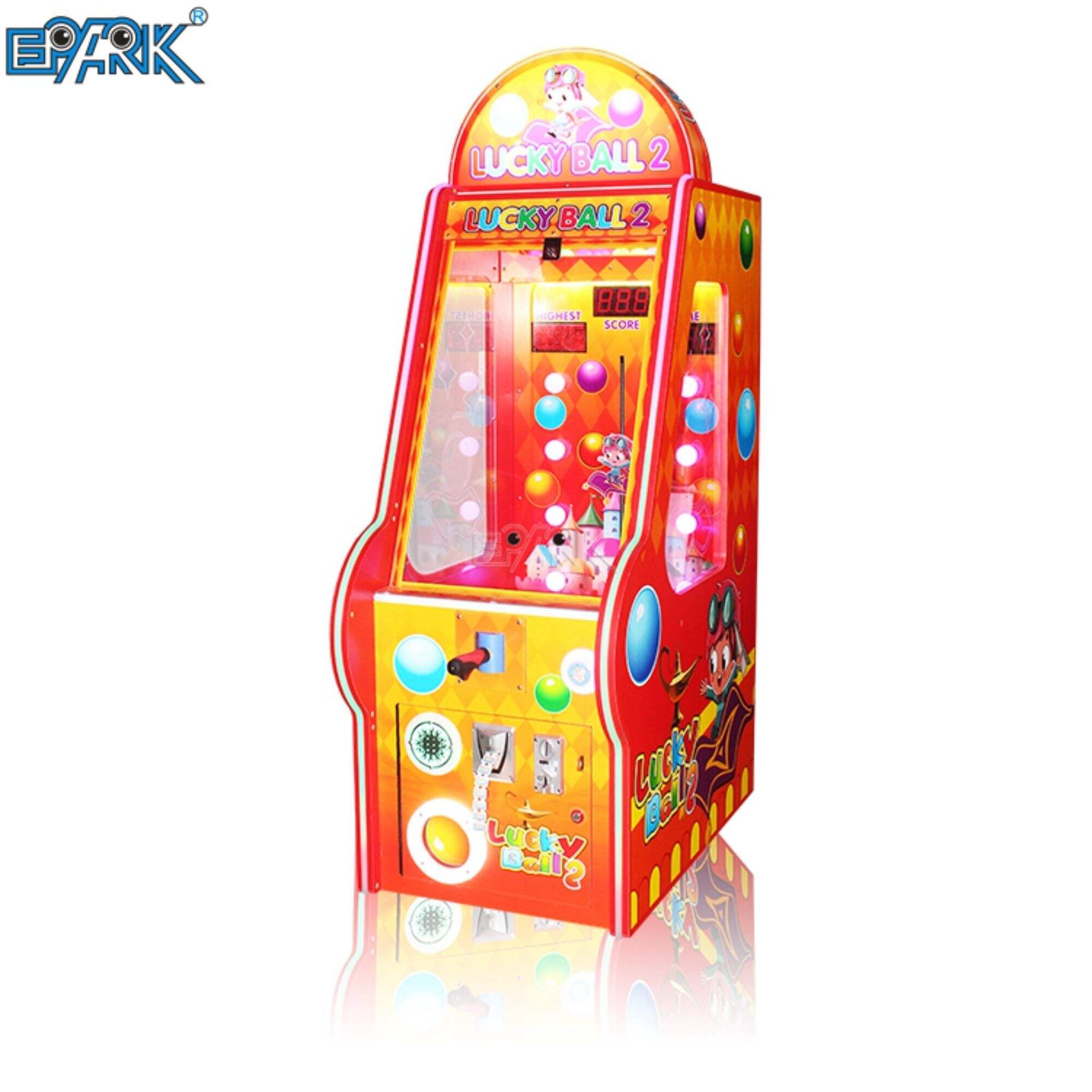 Lucky Ball Game Machinen lunastusliput Arcade Game Machine