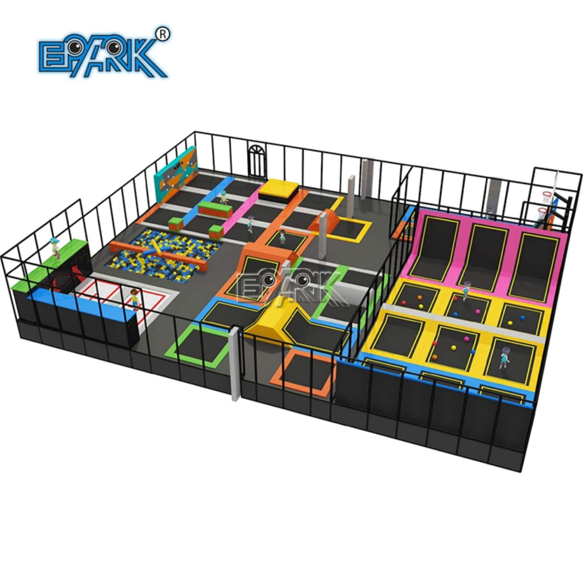 Trampoline Commercial Free Jumping Indoor/Outdoor Big Trampoline Park Indoor Safety Children Trampoline For Sale