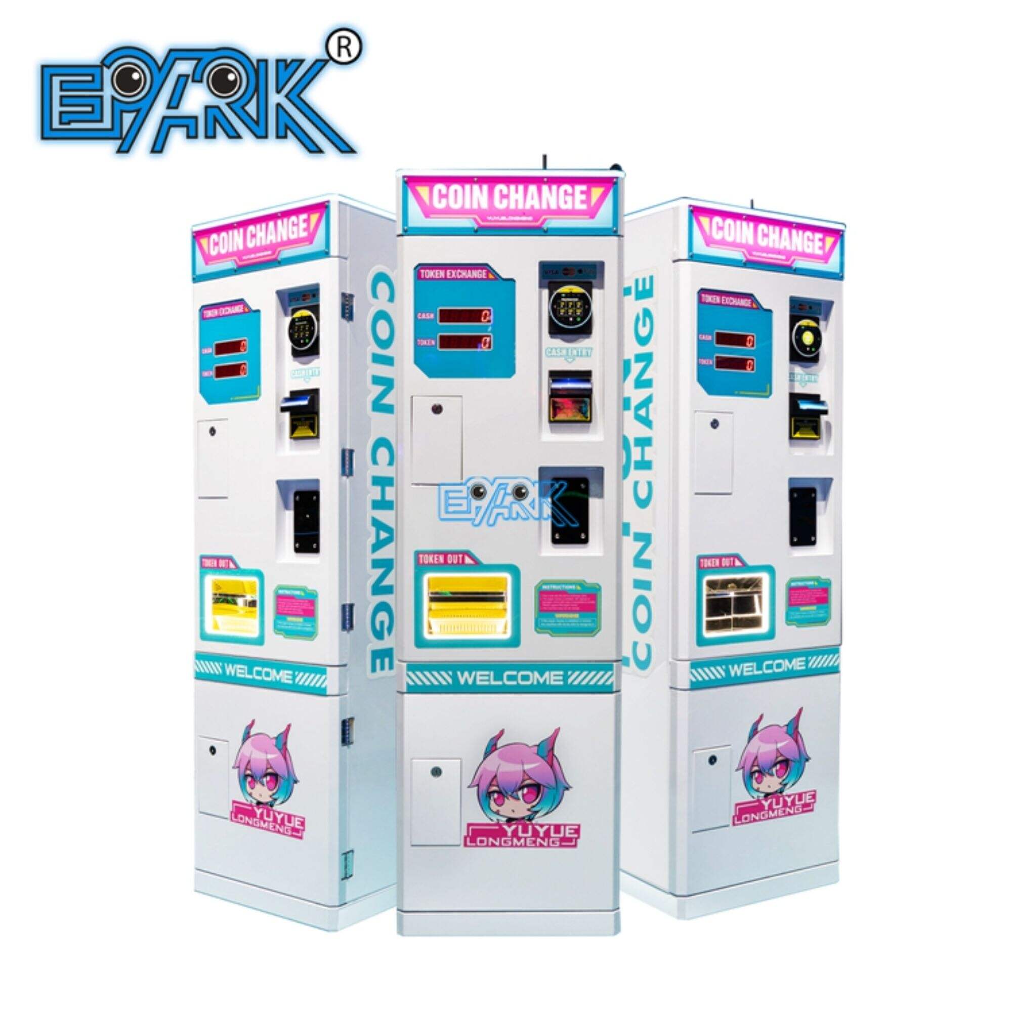 Coin Changer Machine Wholesale Automatic Bill Exchange Arcade Game Token Coin Change Machine