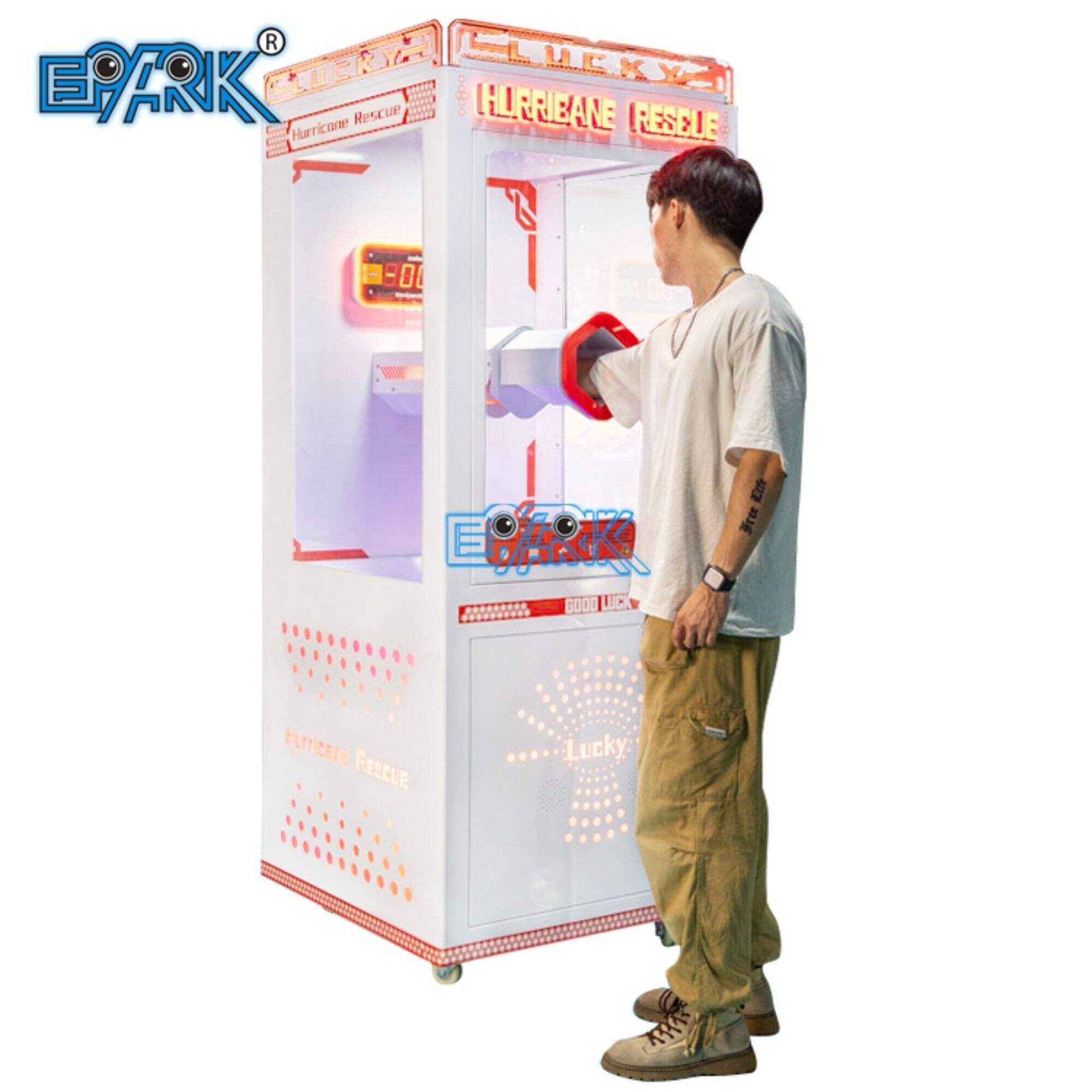 Hurricane Rescue Catch Money Bills Skill Full Game Ticket Redemption Prize Arcade Game Machine