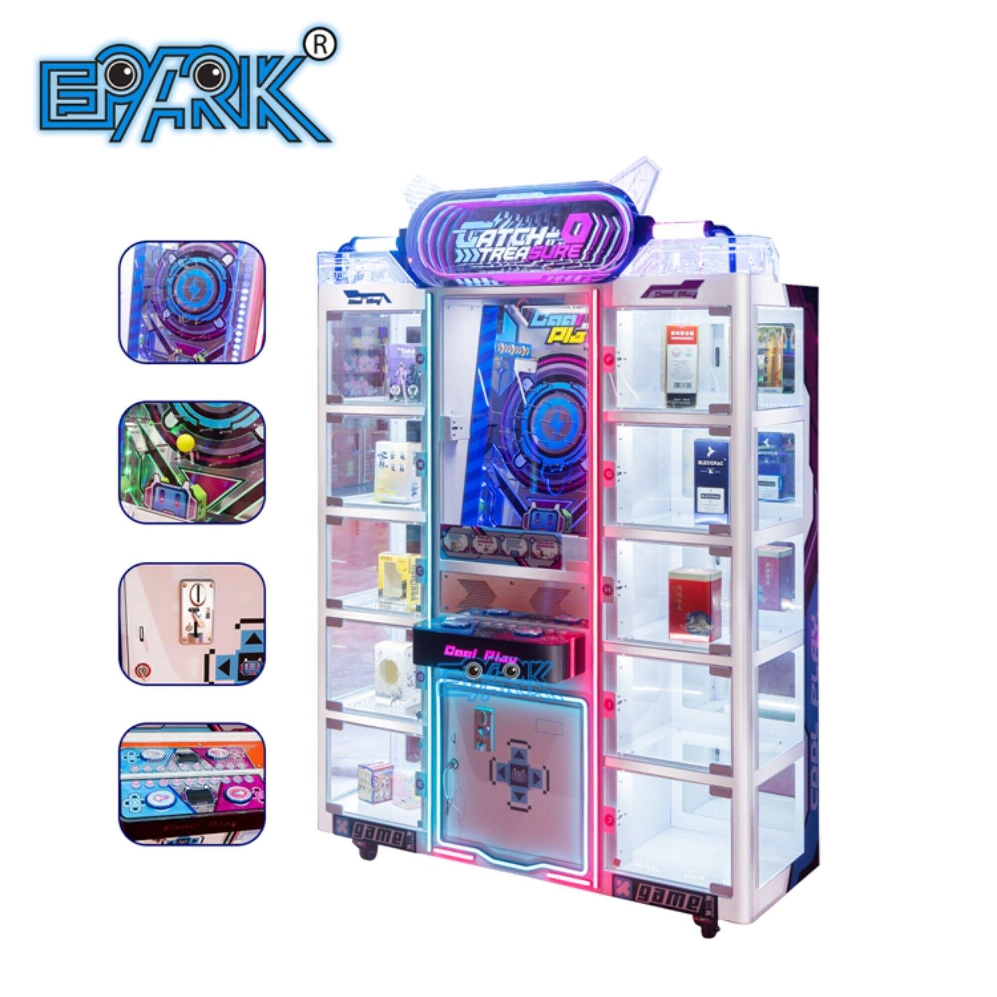 Coin Operated Arcade Toy Vending Prize Crane Doll Gifts Game Machine