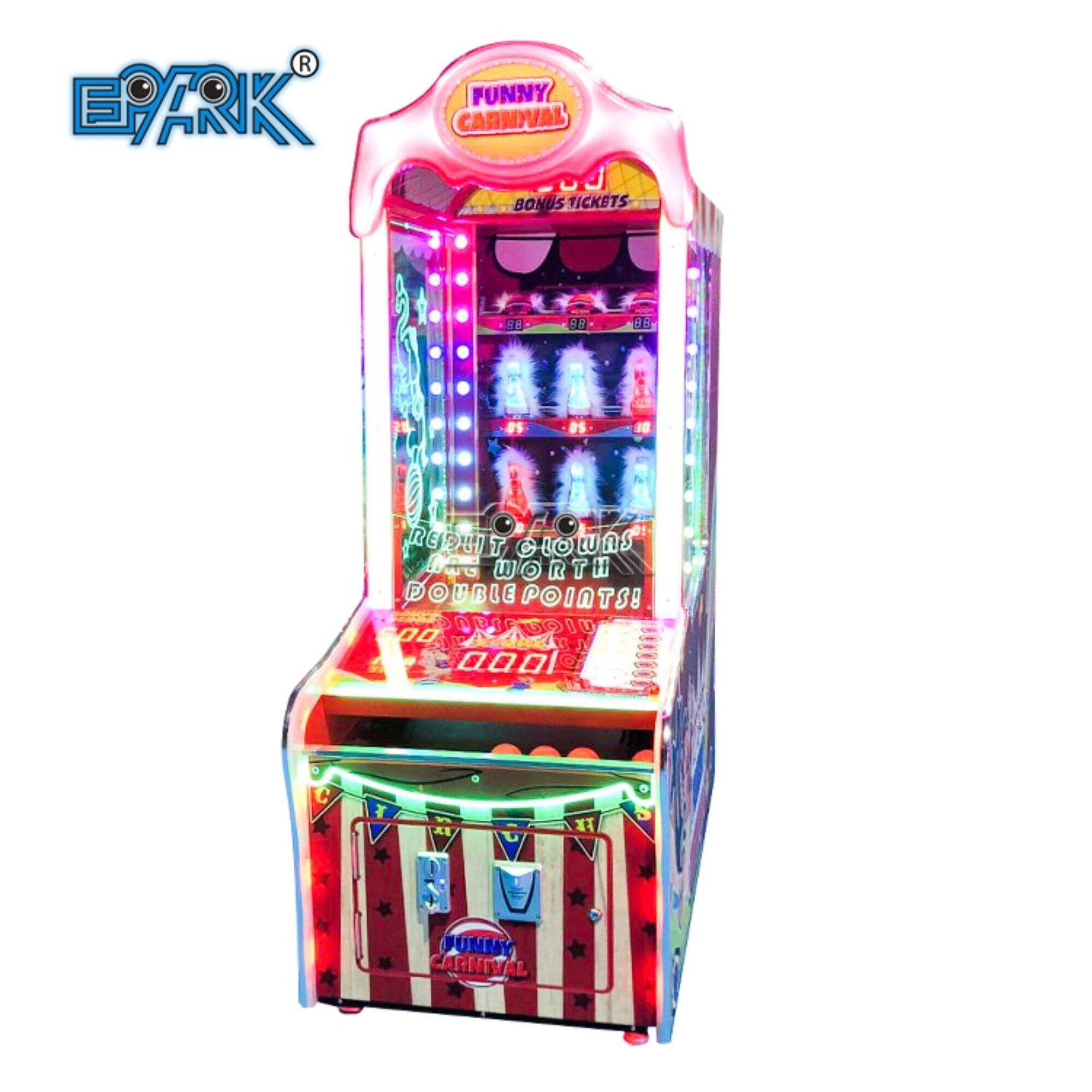 Coin Operated Arkada Yopiq O'yin Lucky Chipta sovrinli lotereya o'yin mashinasi