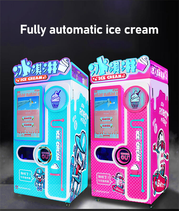 Commercial Ice Cream Vending Machine Making Ice Cream Machine details