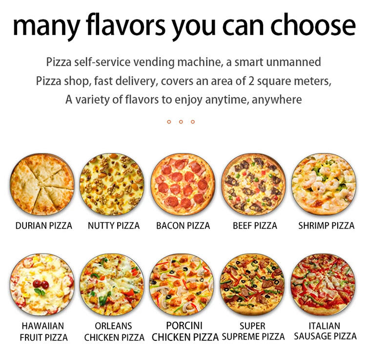 Outdoor Business Self-Service Fast Food Making Machine Fully Automatic Pizza Vending Machines For Sale manufacture