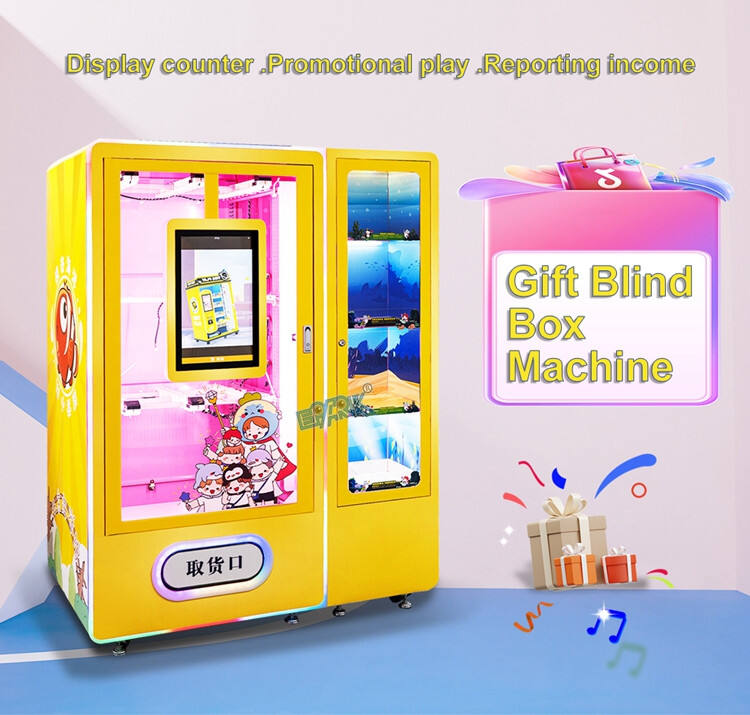 Custom Touch Screen Capsule Toys Gift Lucky Box Blind Box Souvenirs Packed Clothes Vending Machine For Sale details