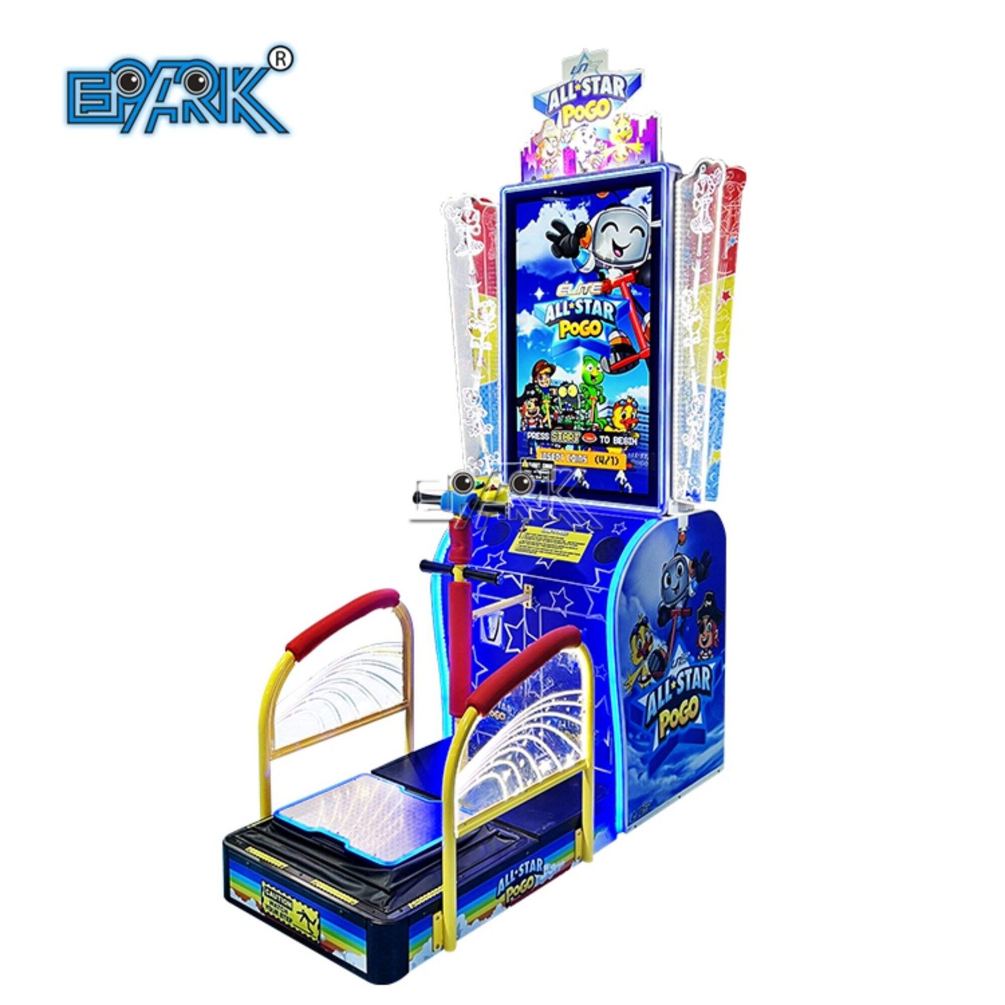 Indoor Sport Coin Operated Arcade Game Machine All Star Pogo Kids Jumping Game Machine