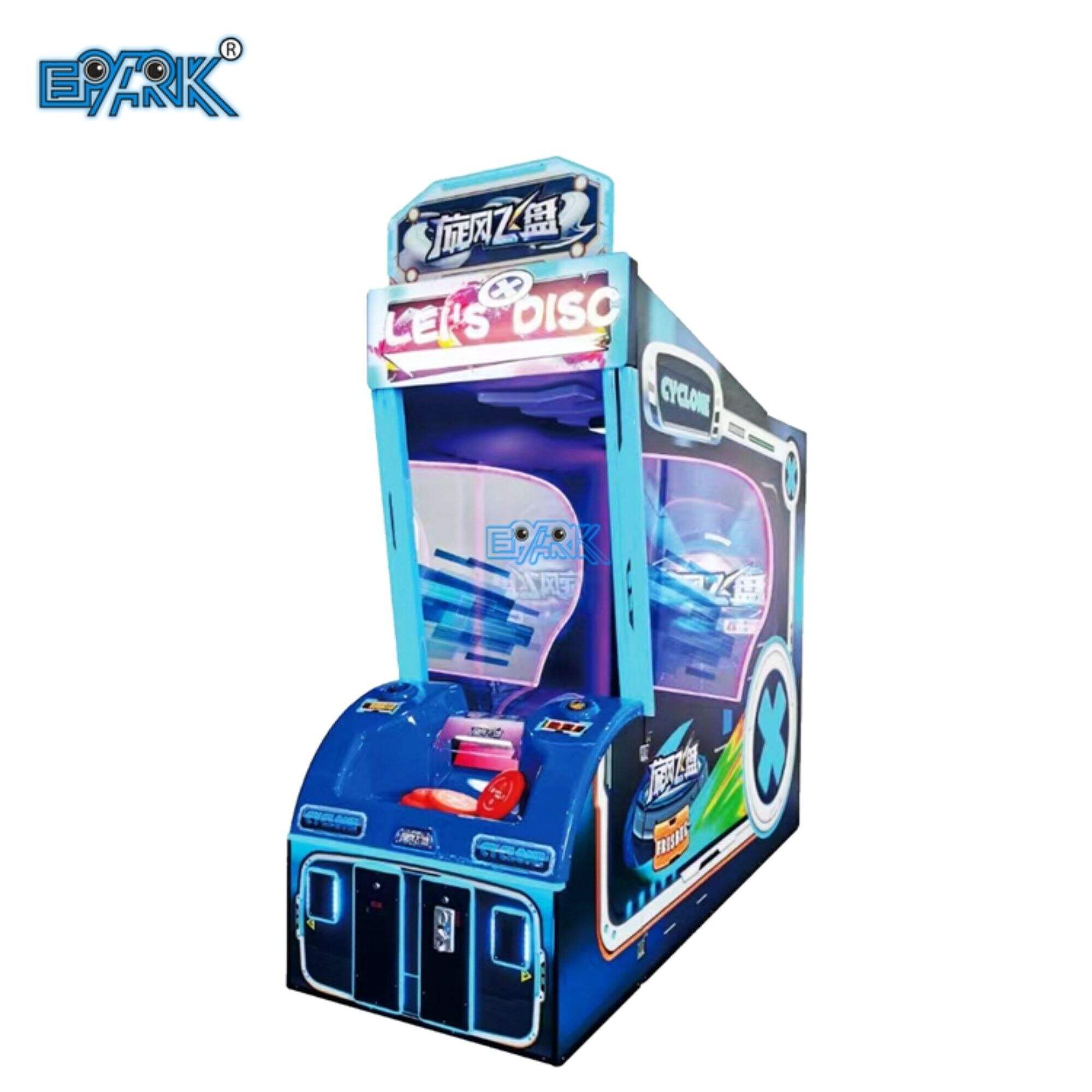 Máquina de juego que funciona con monedas, juego de lanzamiento de disco volador para adultos y niños para entretenimiento Arcade de descompresión