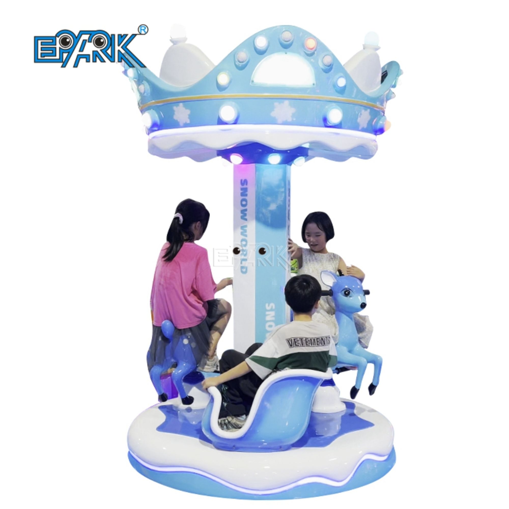 Eğlence Oyunları Park Oyunları Atlıkarınca Sürmek Çocuklar Kar Dünyası At Atlıkarınca Kiddie Rides Açık Hava Sürmek Mini Atlıkarınca