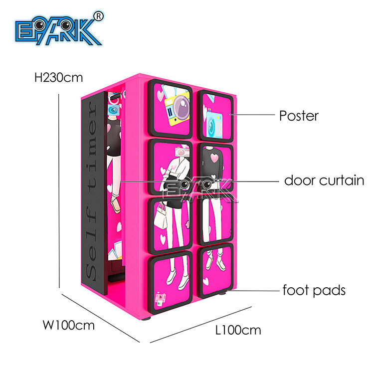 Automat Selfservice Vending Machine Korean Instant Photo Booth Machine With Printer