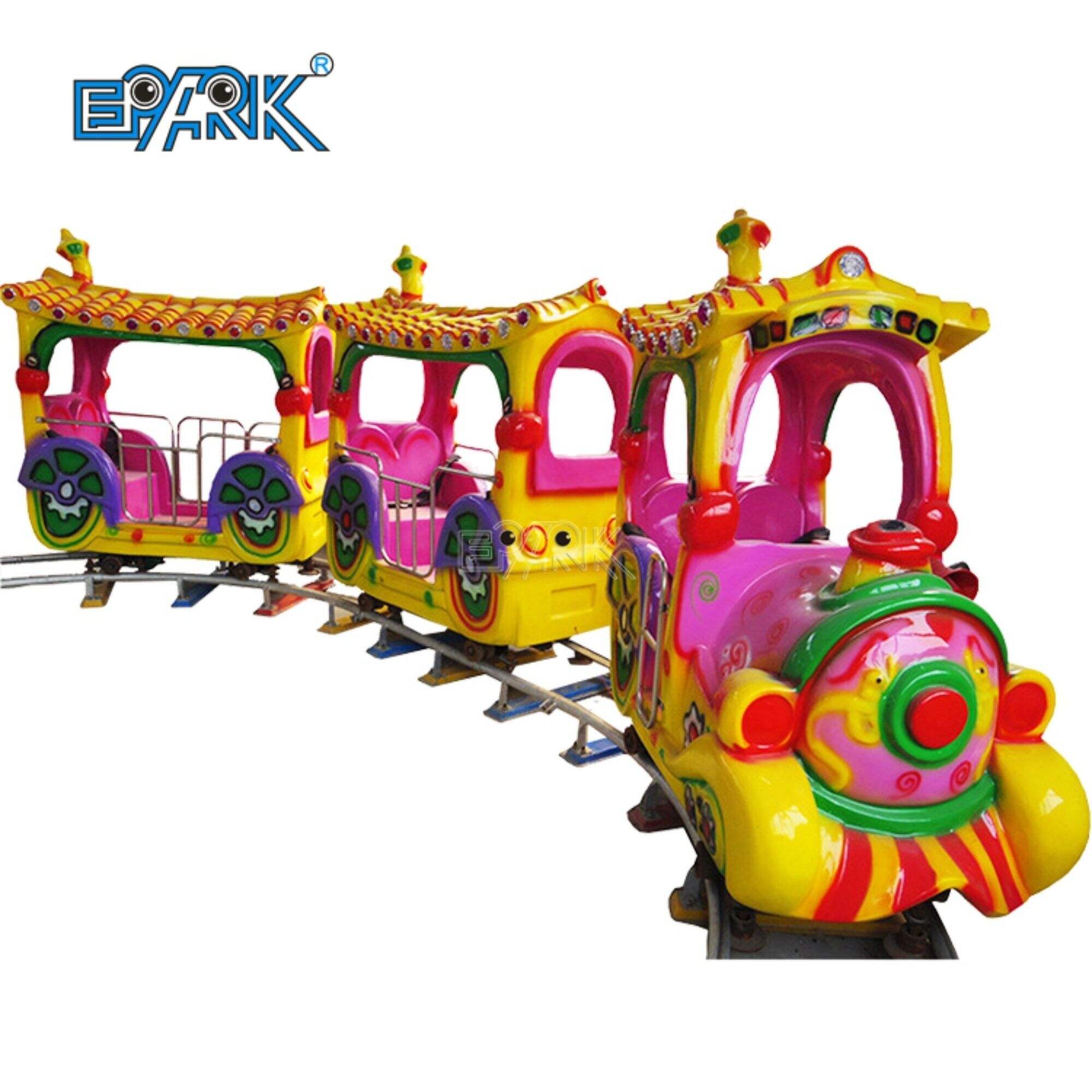 Ce Certificate High Quality  Fiberglass Outdoor Electric Trains Set