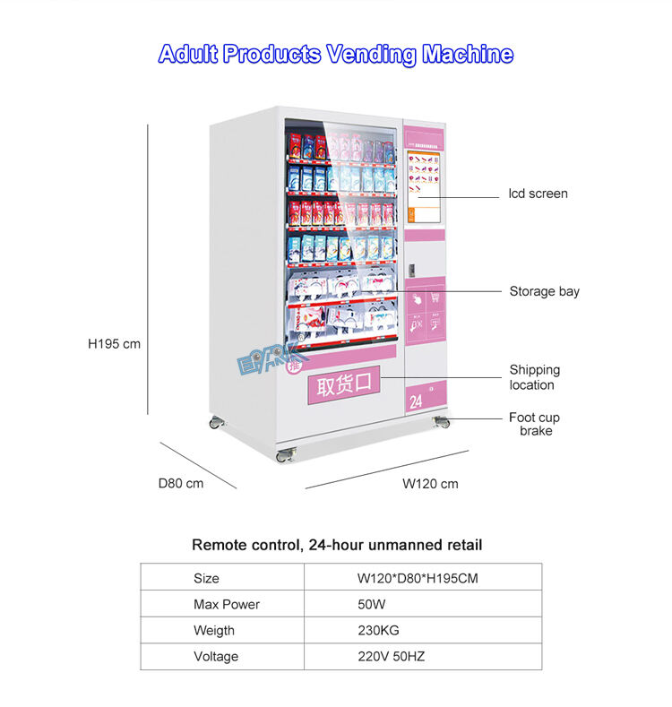 Hotel Vending Machine Adult Product Vending Machine For Commercial Use factory