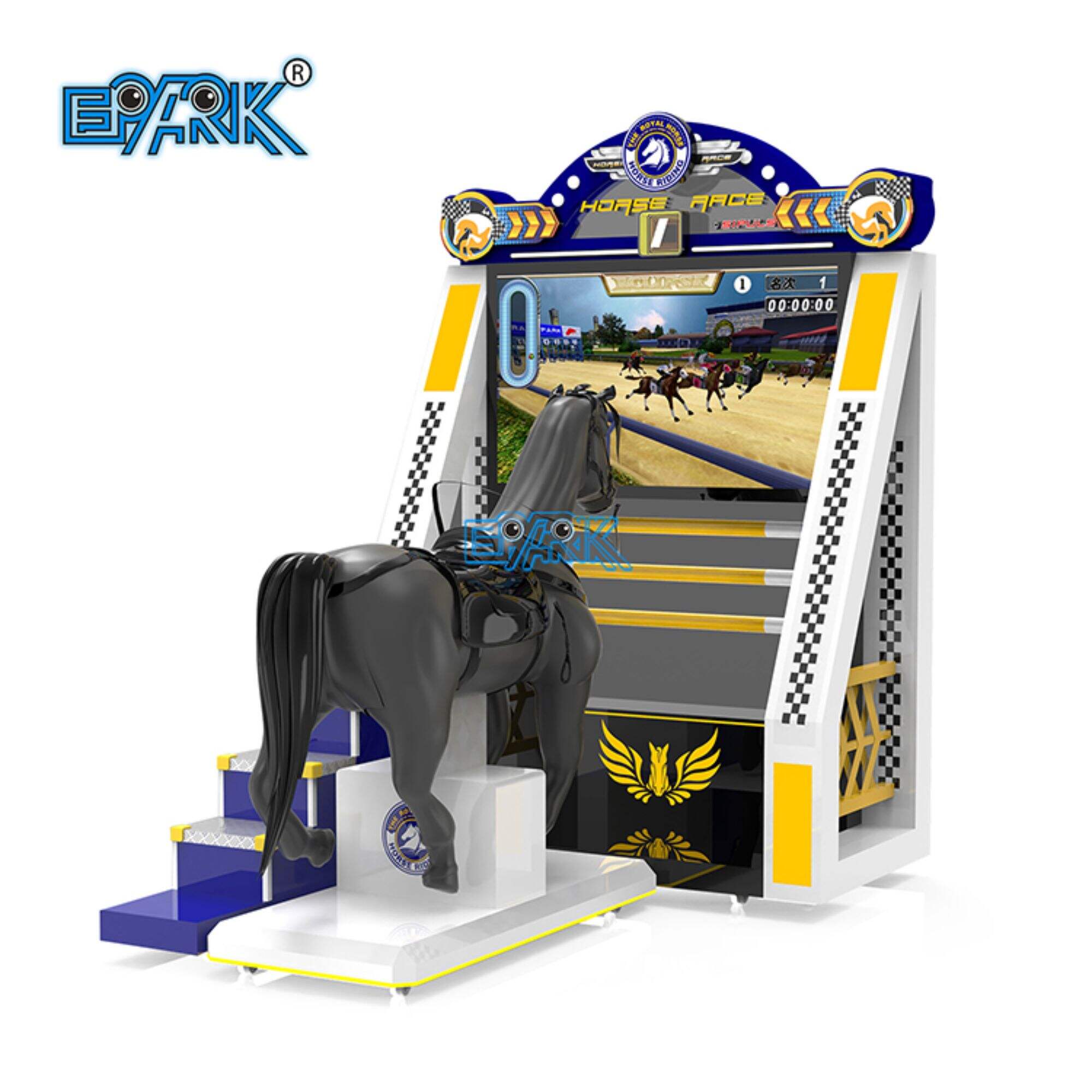 Horse Kid Racing Game Machine Park tad-Divertiment Arcade Video Horse Riding Game Machine Għall-Bejgħ