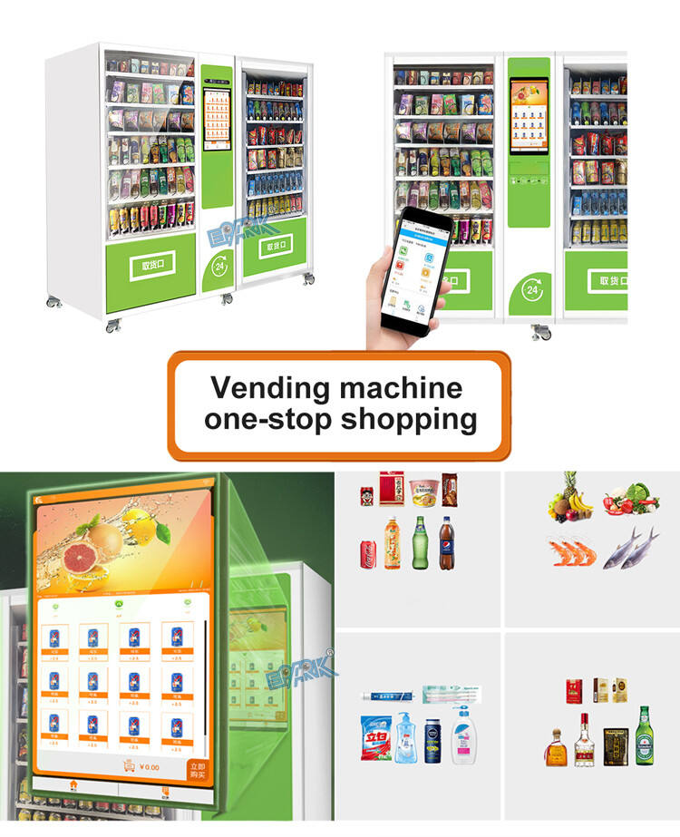 24 Hours Self-Service Store Drinks And Snacks Combo Vending Machine For Food And Drinks Snacks Vending Machine For Sale supplier