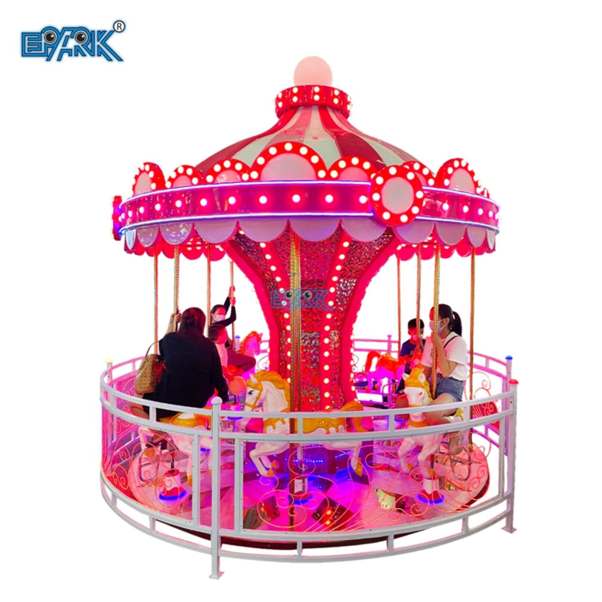 Amusement Park Rides Fairground Merry Go Round Carousel 9 Seats Dream ...