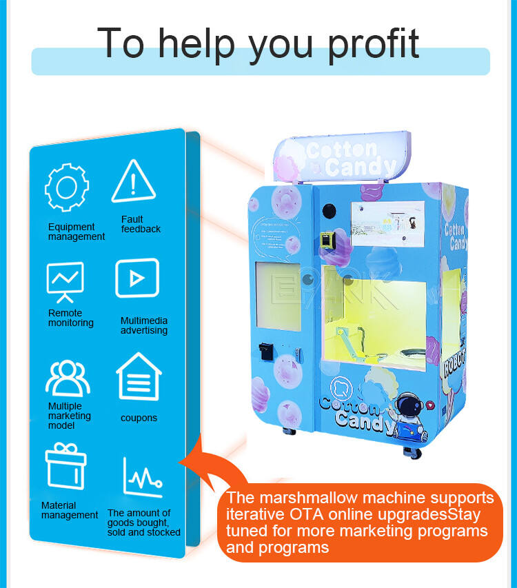 Fully Automatic Sugar Cotton Candy Vending Machine Full Automatic Cotton Candy Machine Manufacturer manufacture