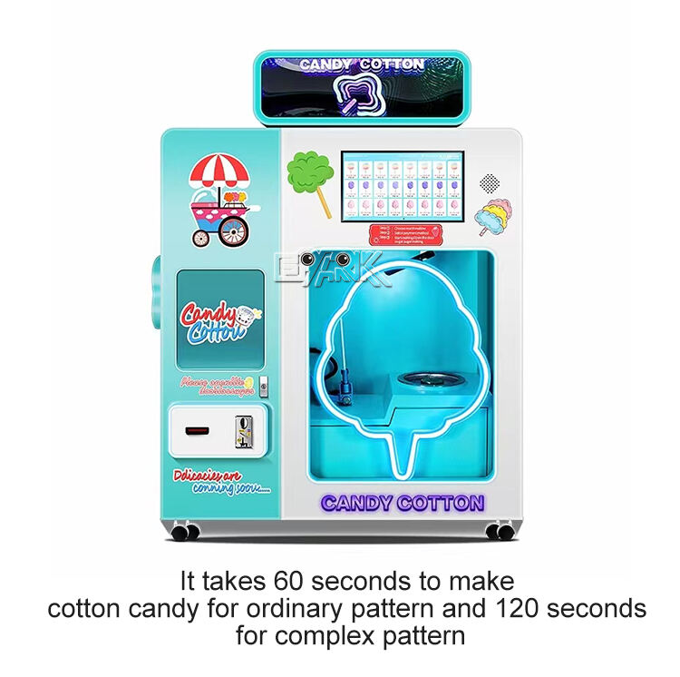 Fully Automatic Sugar Cotton Candy Vending Machine Full Automatic Cotton Candy Machine Manufacturer supplier