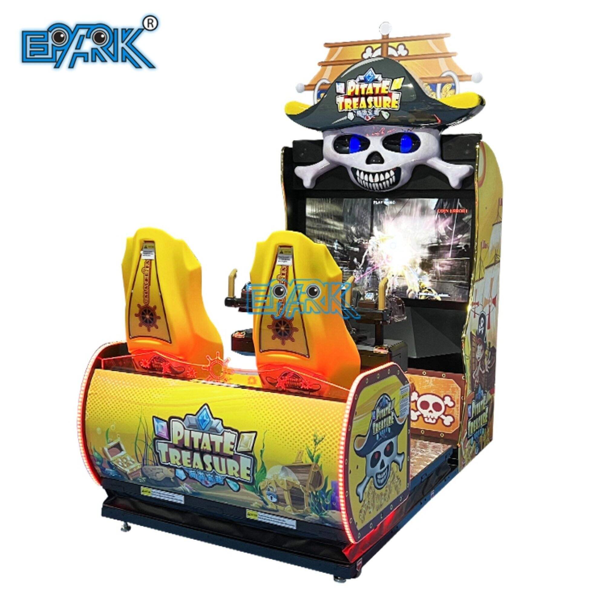 Coin Operated 2 Players Shooting Simulator Game Machine Pirate Treasure Shooting Arcade Game Machine