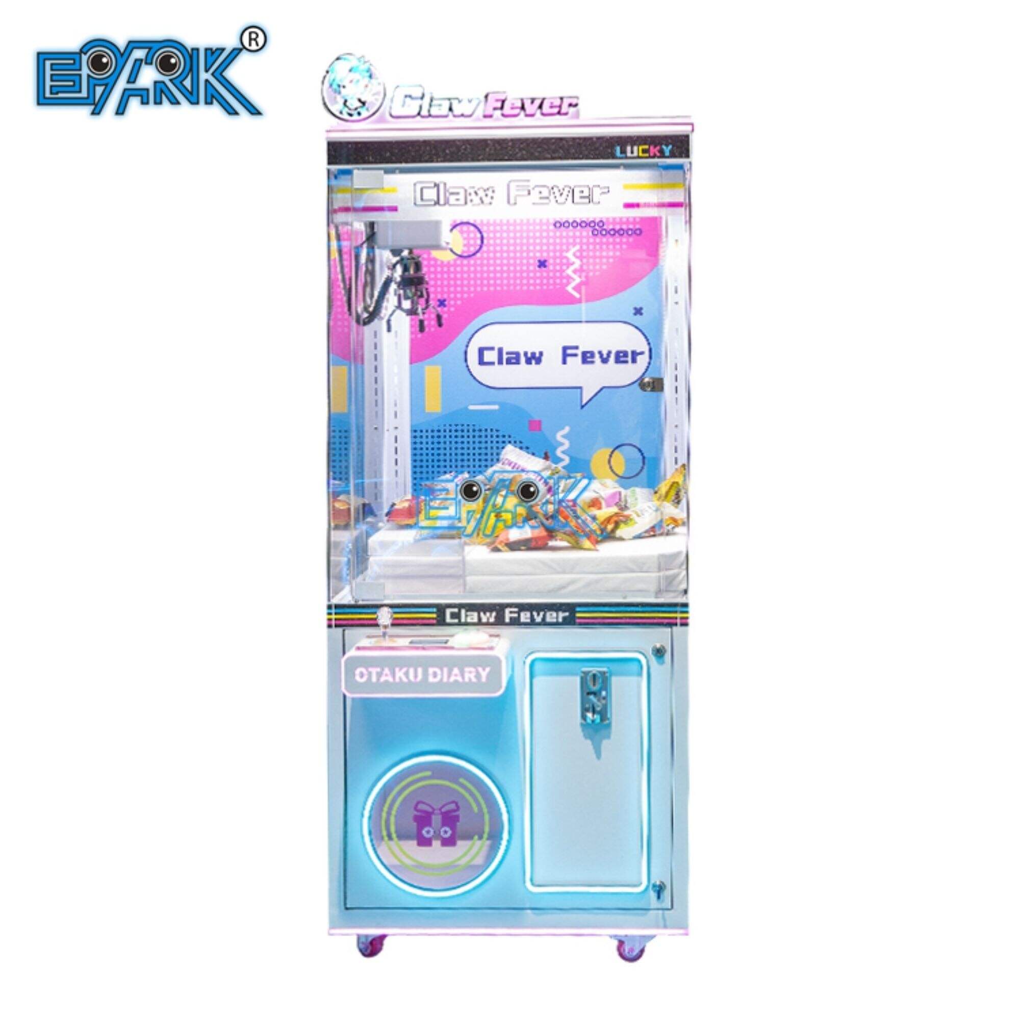 Coin Operated Claw Crane Machine New Snack Claw Crane Machine For Game Center