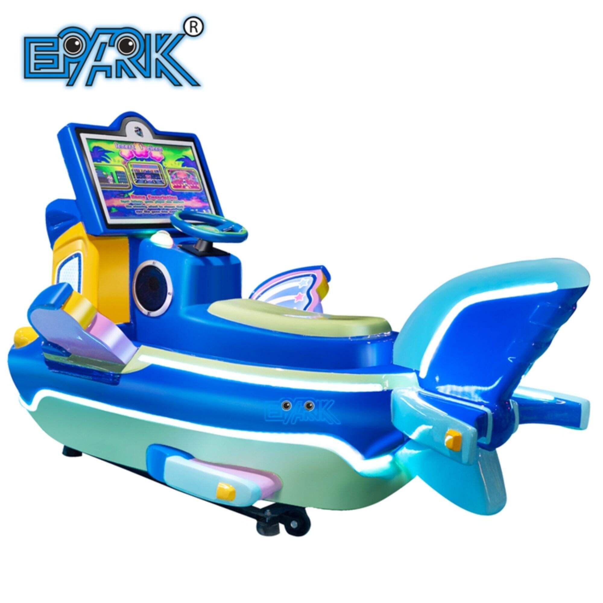 Shopping Mall Arcade Swaying Car Machine Indoor Amusement Park Games Equipment Coin Operated Swing Machine Kiddie Ride