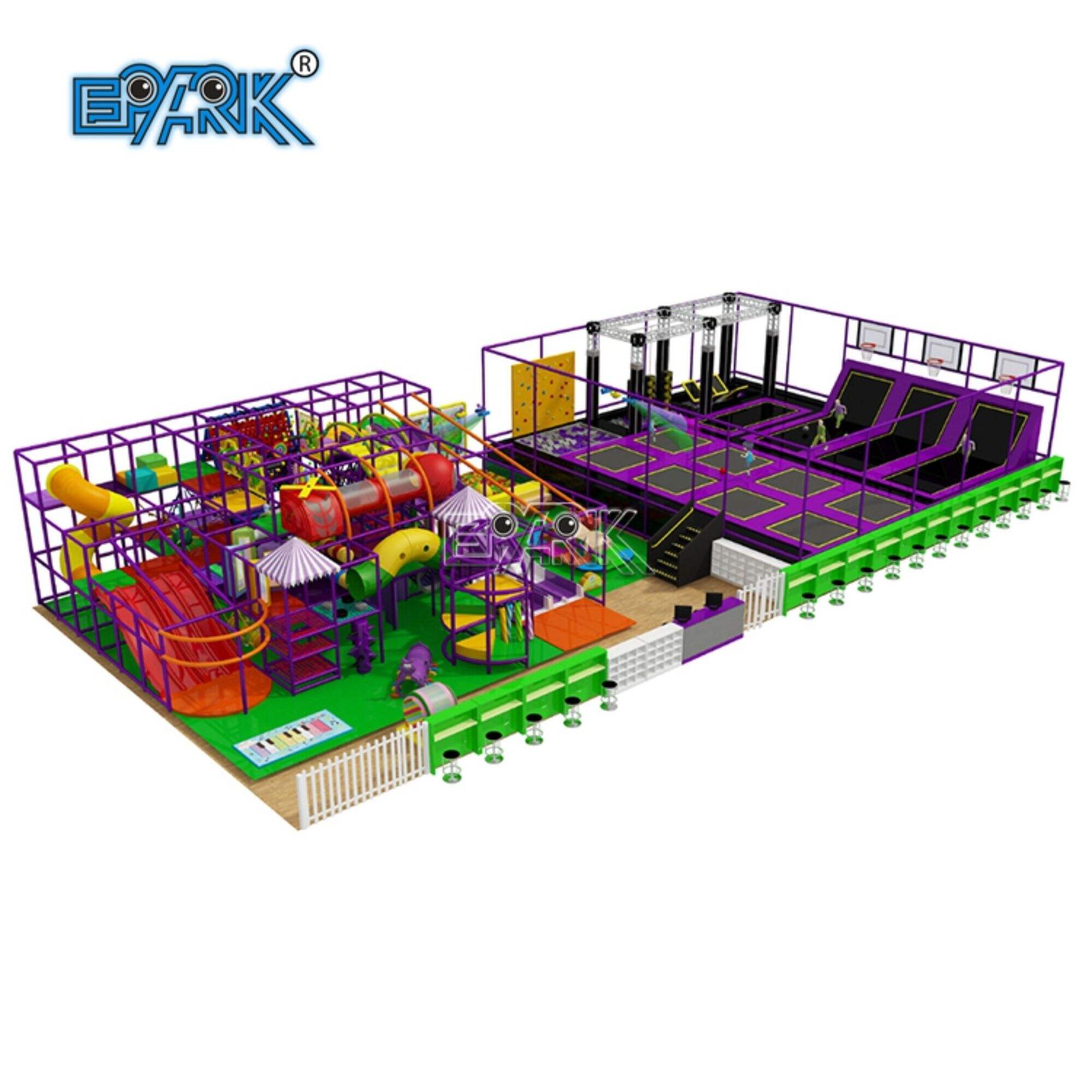 Indoor Playground Trampoline Park Center