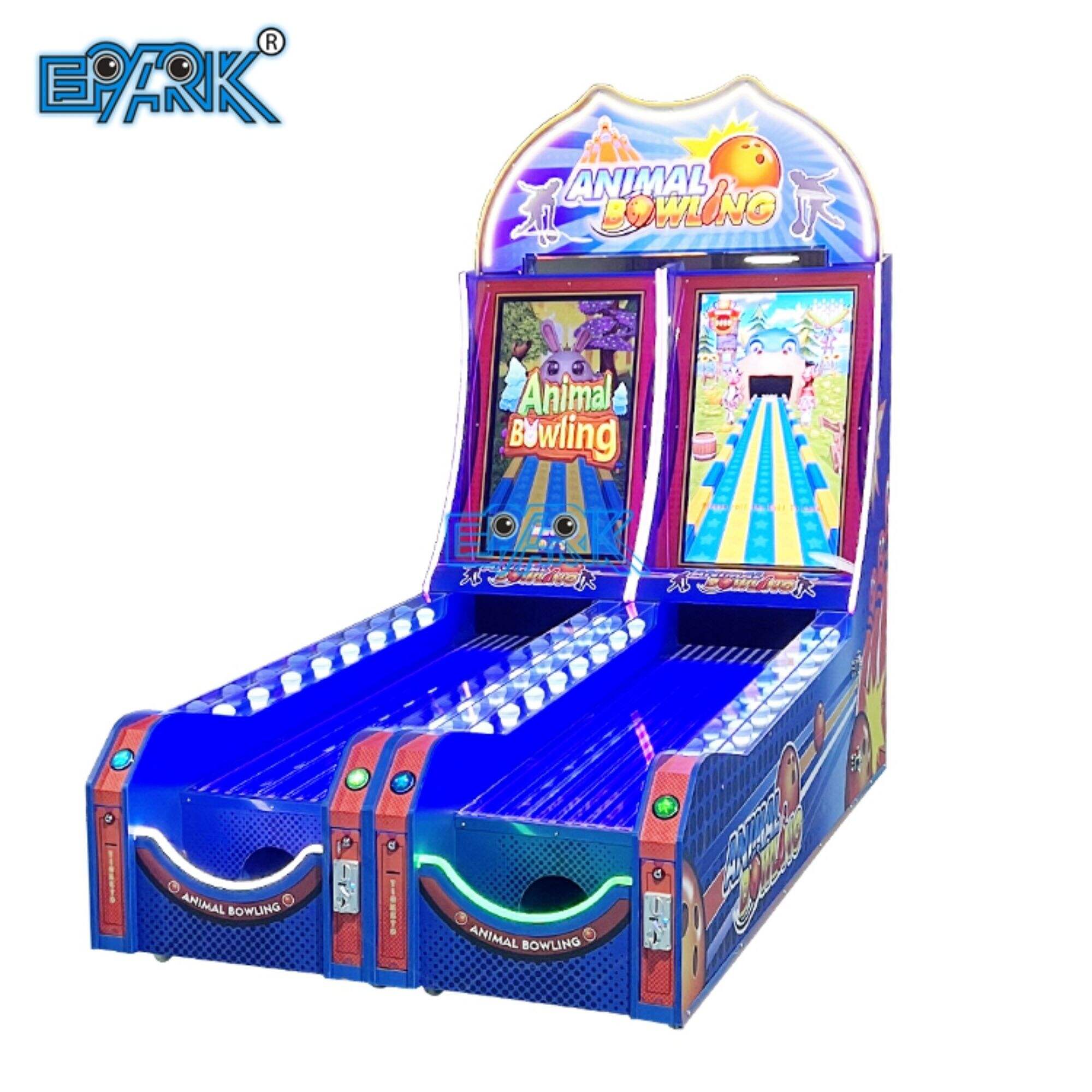 Pemain Ganda Bowling Game Simulator Video Arcade Elektronik Mesin Game Bola Bowling