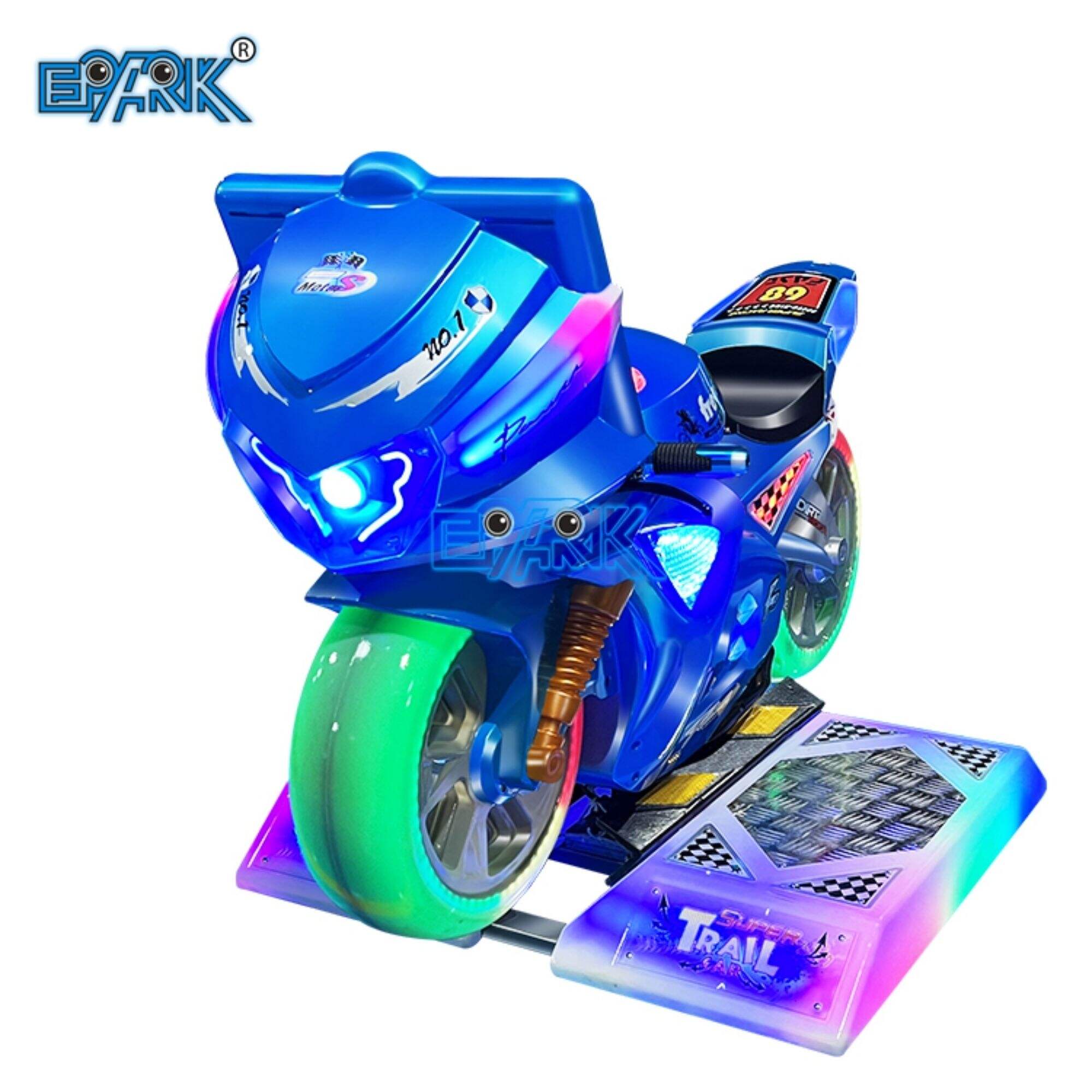 Kids Arcade Game Machine Racing Simulator Motorcycle Auto Racing Motorcycles