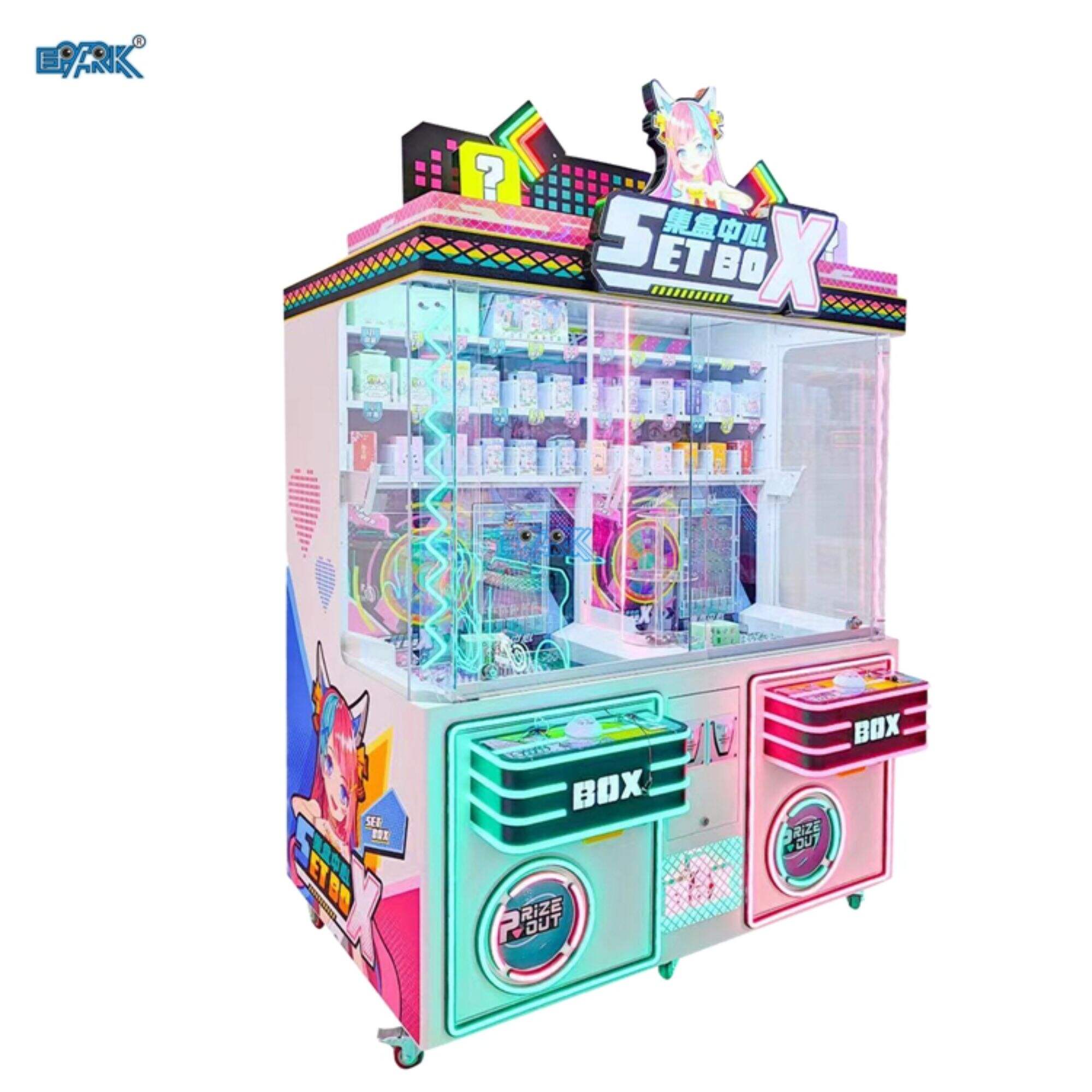 Amusement Park Coin Operated Arcade Blind Boxes Gift Toy Doll Vending ...