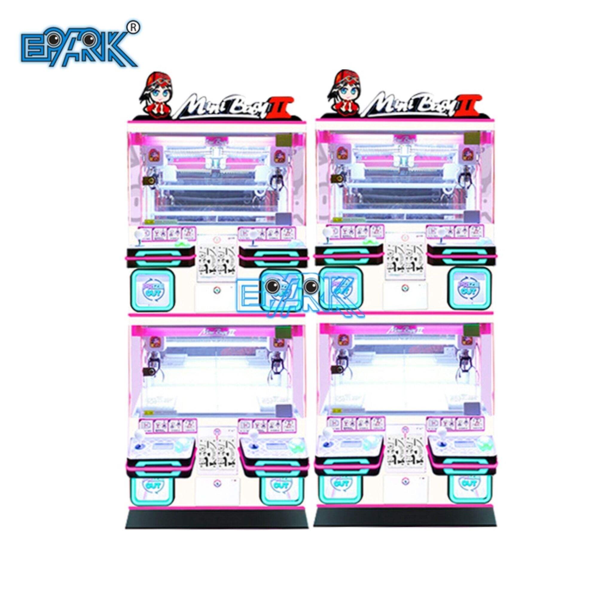 Amusement Park Arcade Coin Operated 4 Players Prize Vending Machine Mini Toy Claw Crane Machine