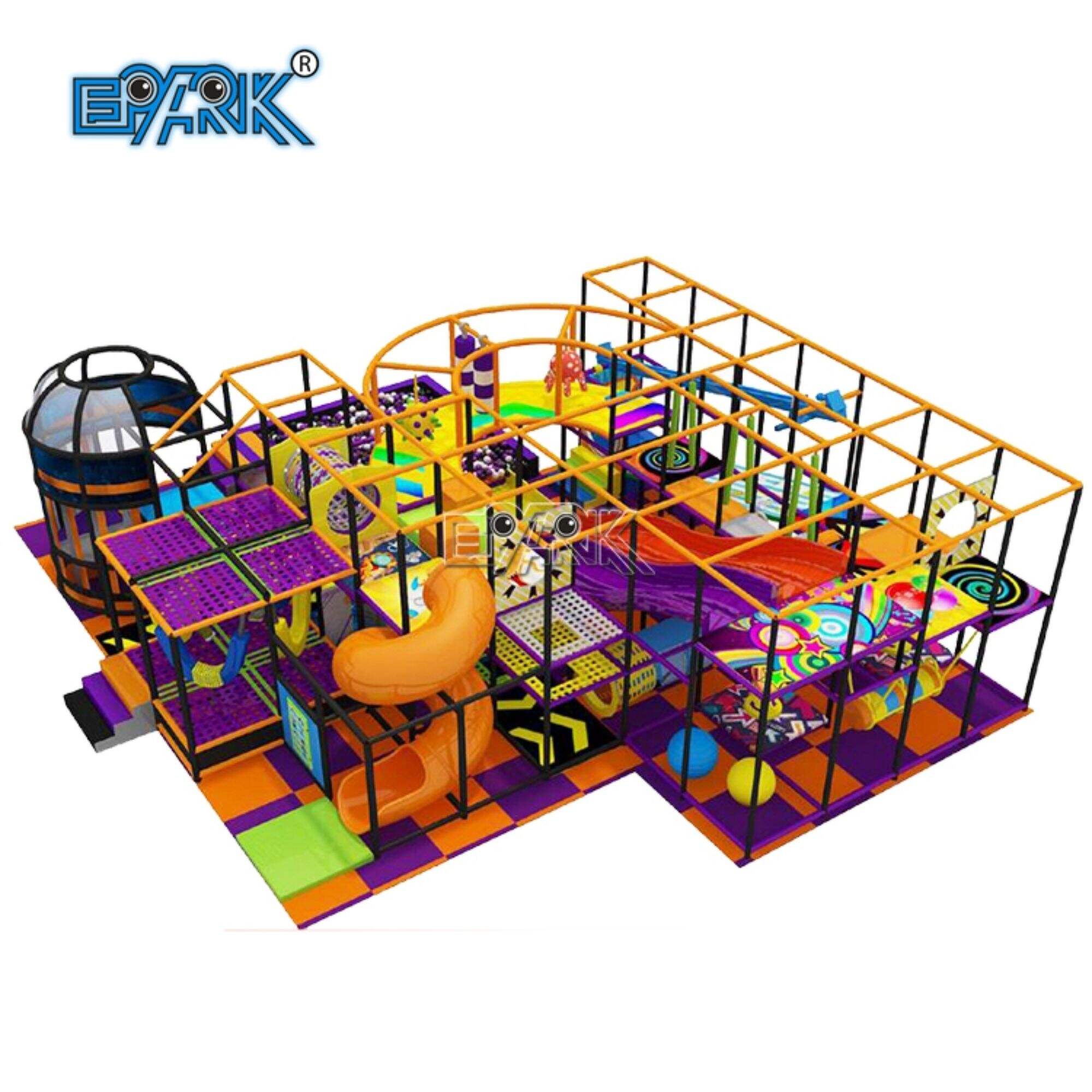 Kids Classic Jungle Gym Playground With Ball Pool